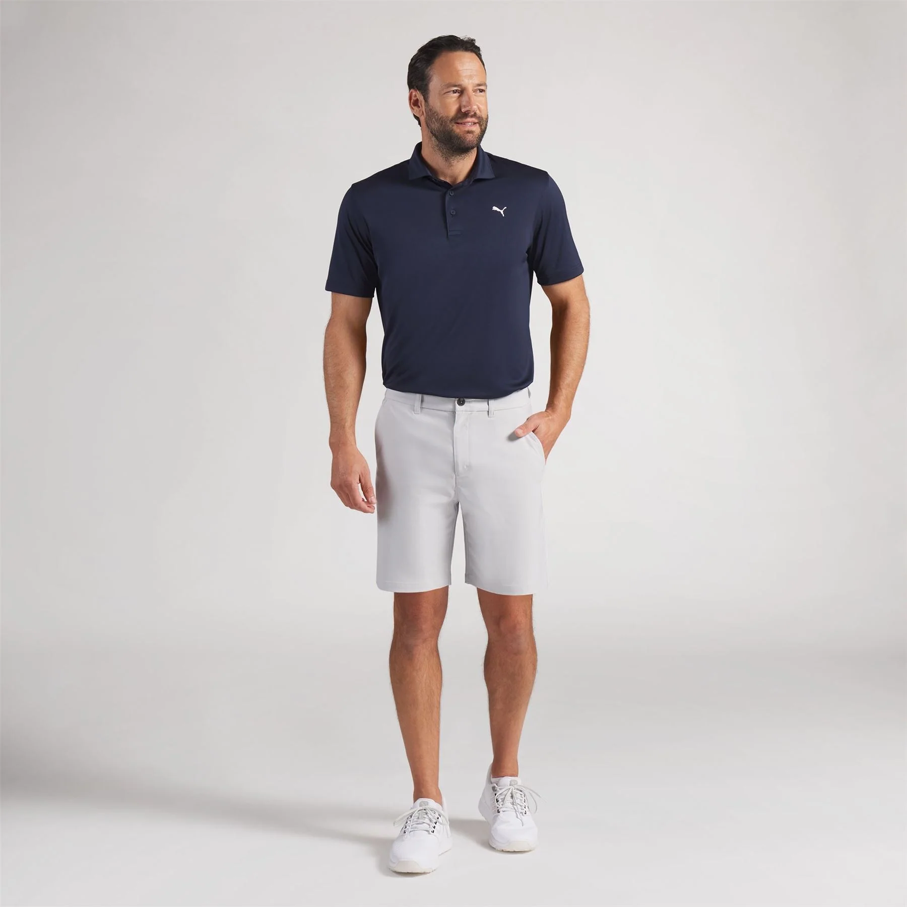 101 Pure 8-Inch Shorts Platino Gray - Image 4