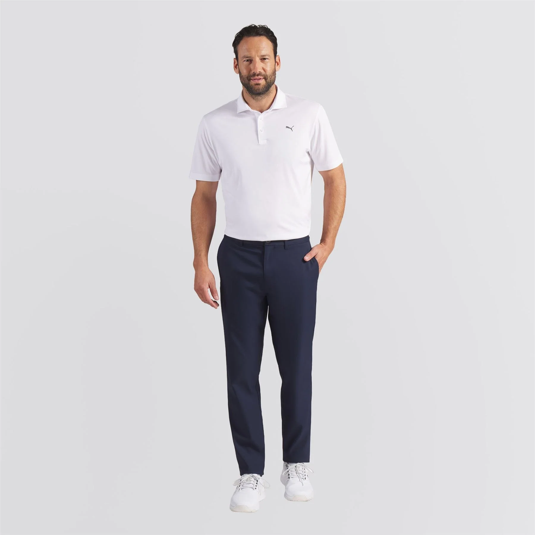 101 Pure Tailored Trousers Deep Navy - Image 4