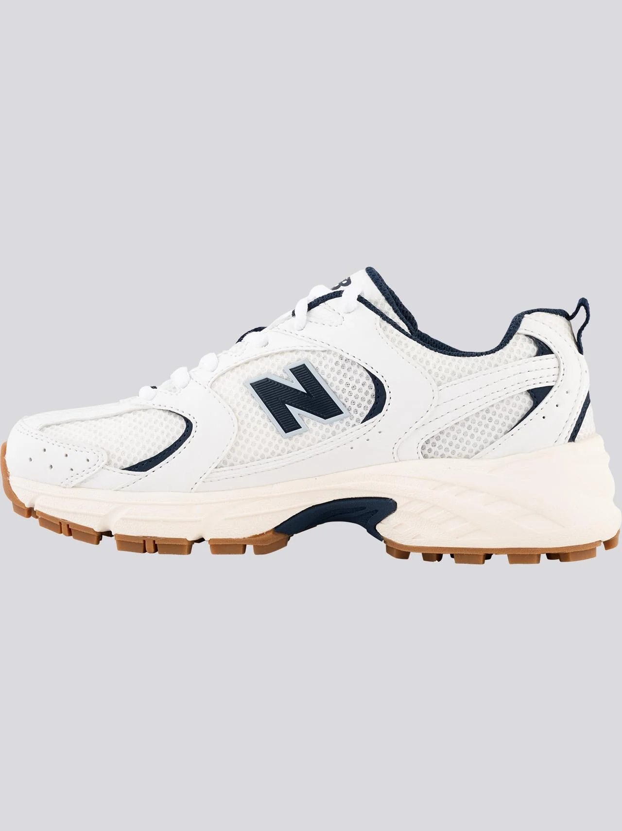 530 Spikeless Golf Shoes White/Navy - Image 6