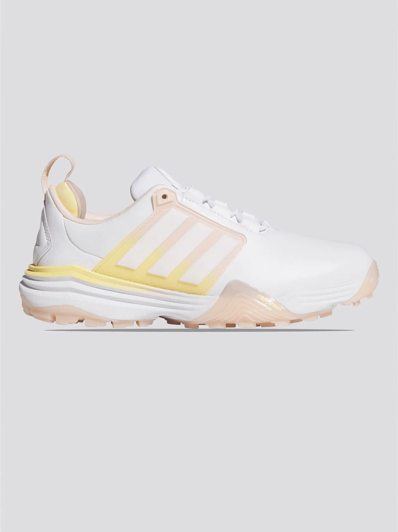 ADIPOWER '26 Spikeless Golf Shoes Footwear White/Blush Pink/Ice Tangerine