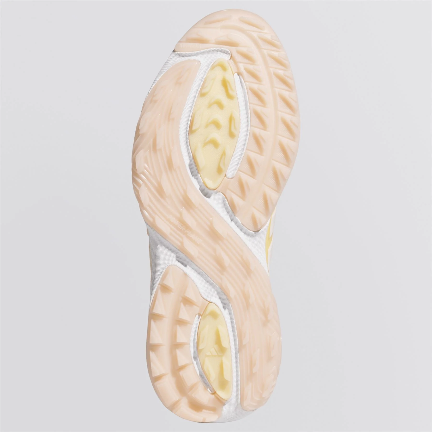 ADIPOWER '26 Spikeless Golf Shoes Footwear White/Blush Pink/Ice Tangerine - Image 2