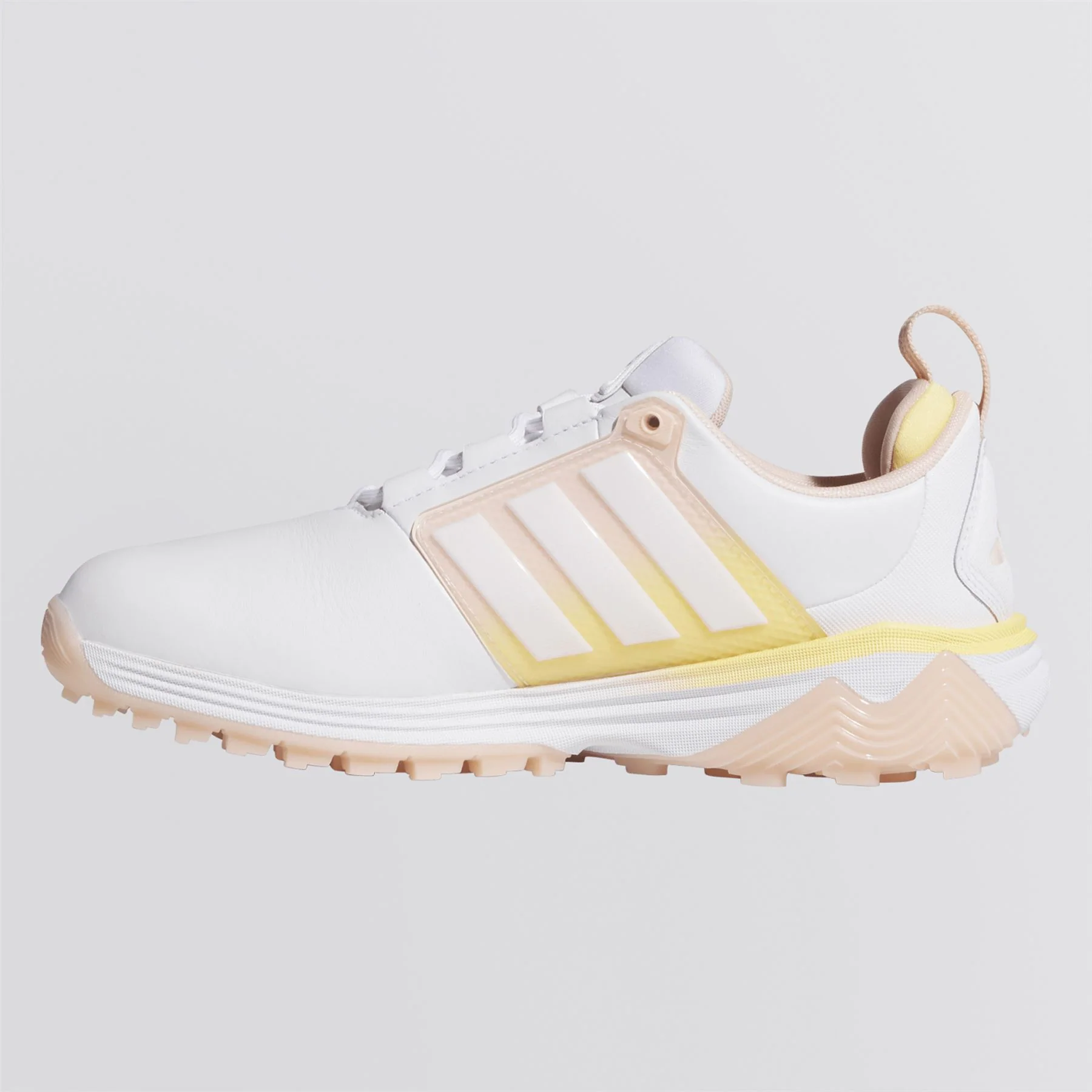 ADIPOWER '26 Spikeless Golf Shoes Footwear White/Blush Pink/Ice Tangerine - Image 6