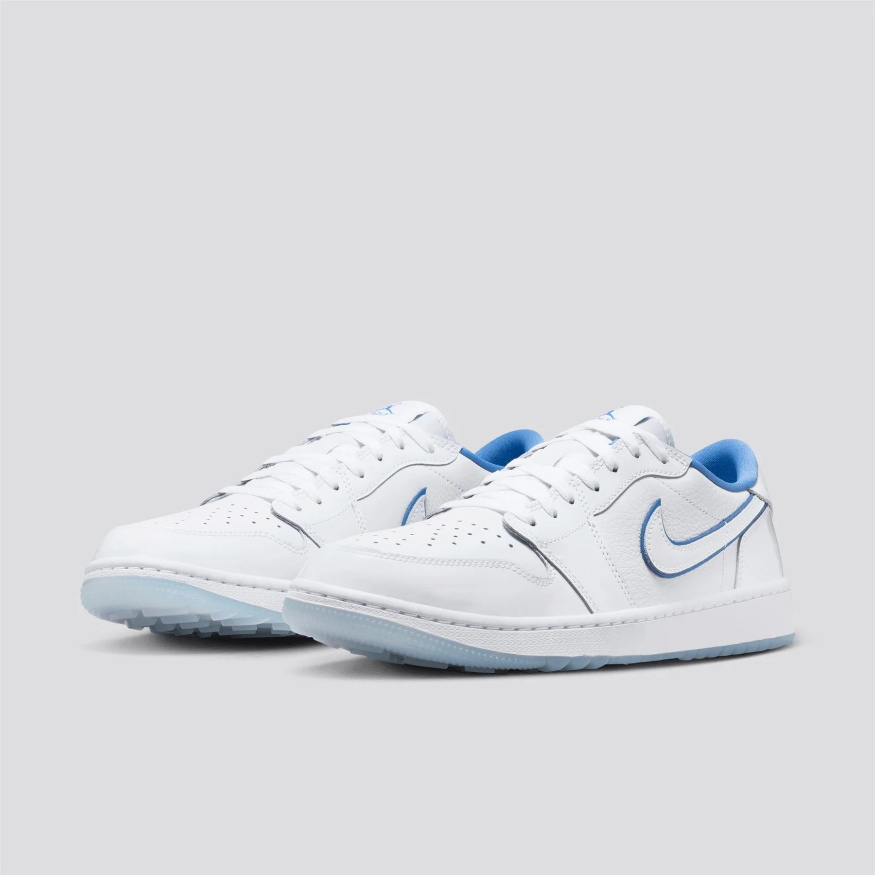 Air Jordan 1 Low Golf Shoes White/Legend Blue/Blue Tint - Image 4