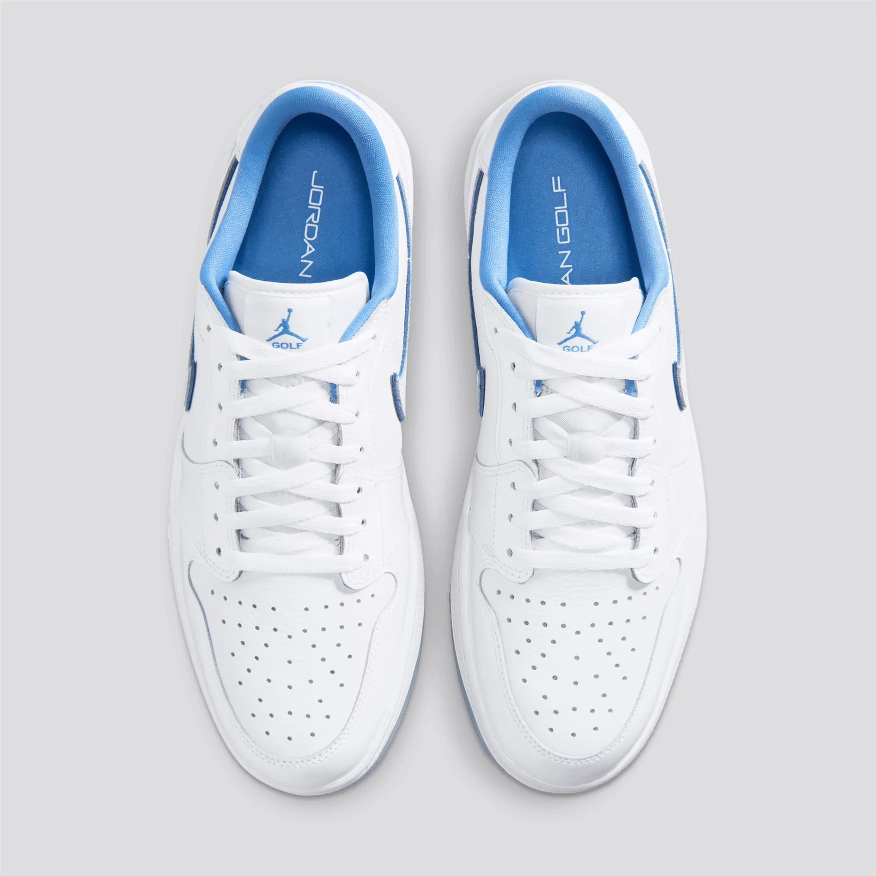 Air Jordan 1 Low Golf Shoes White/Legend Blue/Blue Tint - Image 5