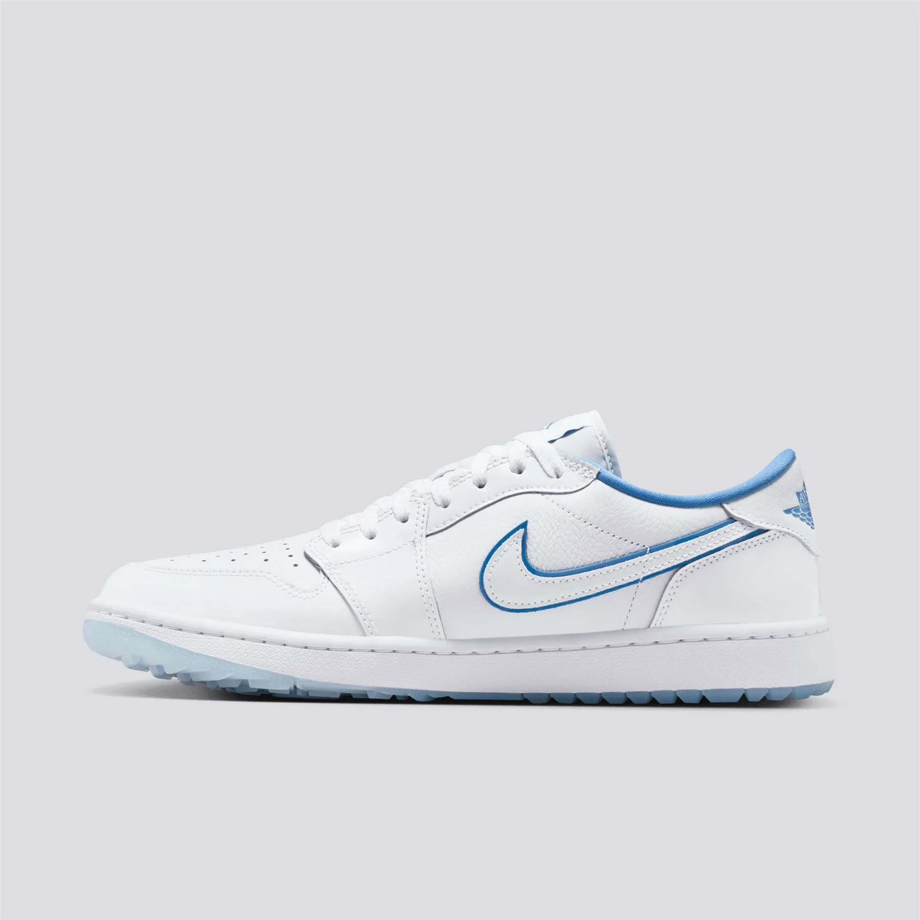 Air Jordan 1 Low Golf Shoes White/Legend Blue/Blue Tint - Image 8