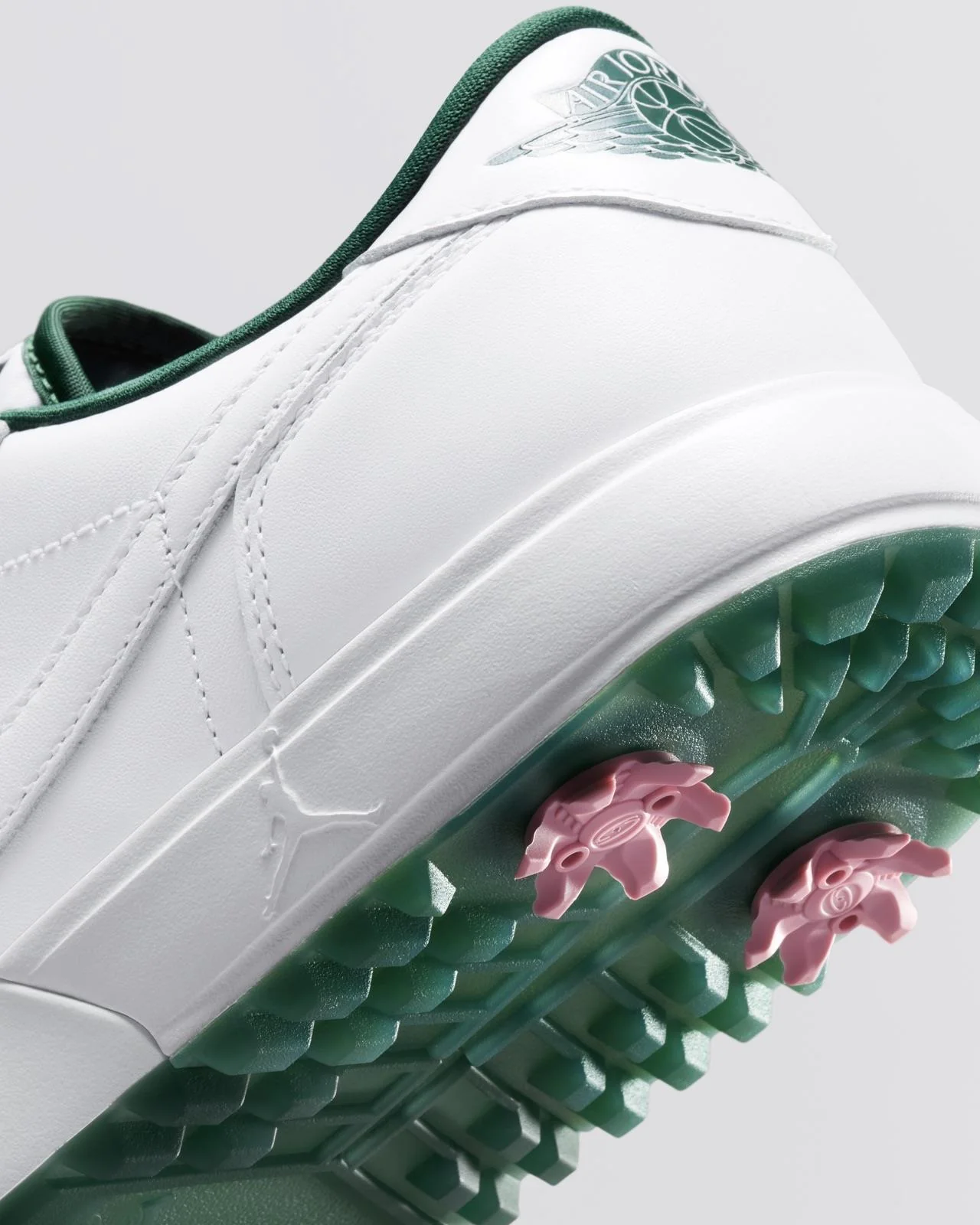 Air Jordan 1 Low Spiked Golf Shoes White - Image 3