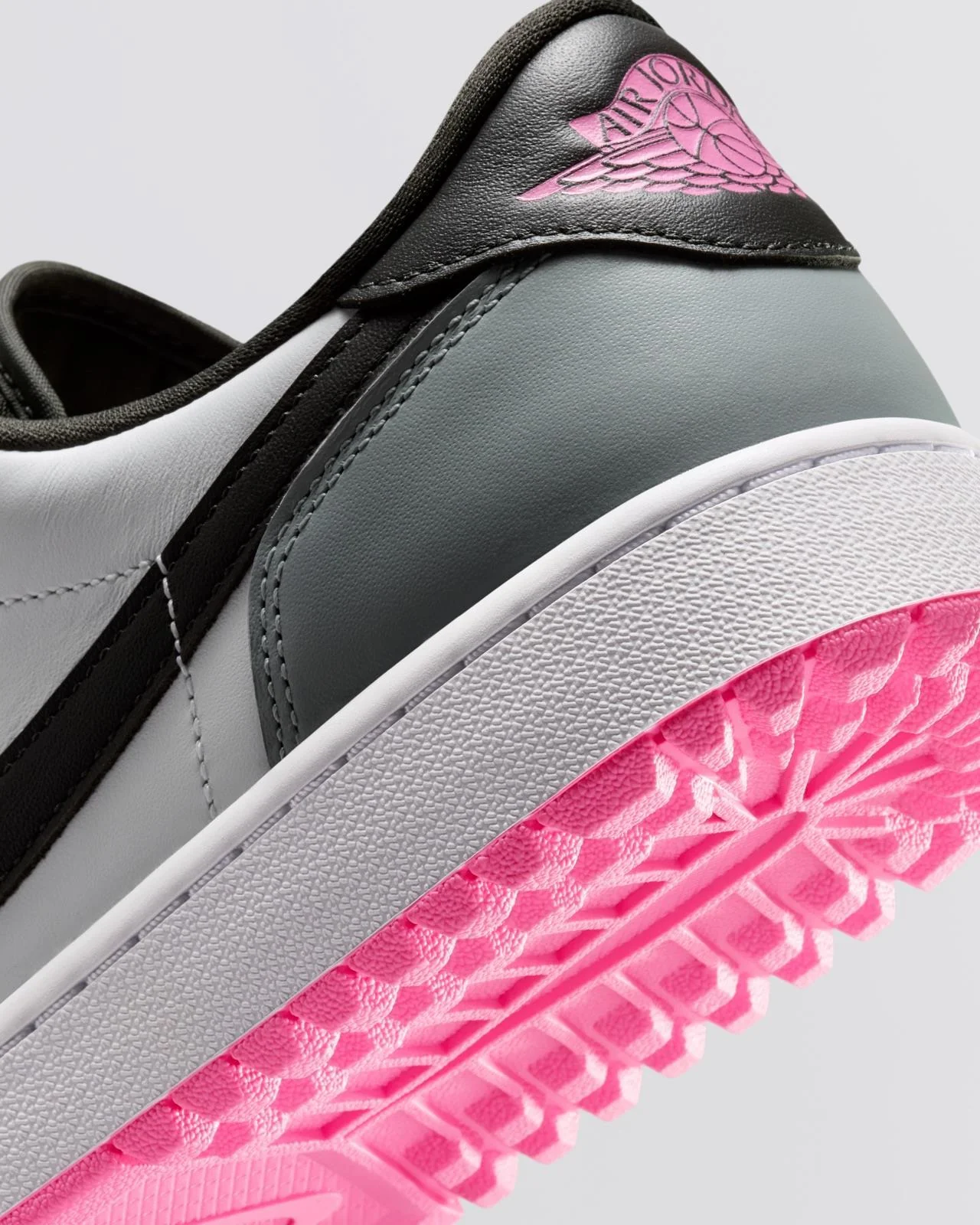 Air Jordan 1 Low Spikeless Golf Shoes White/Sequoia/Light Pumice/Pink Glow - Image 4