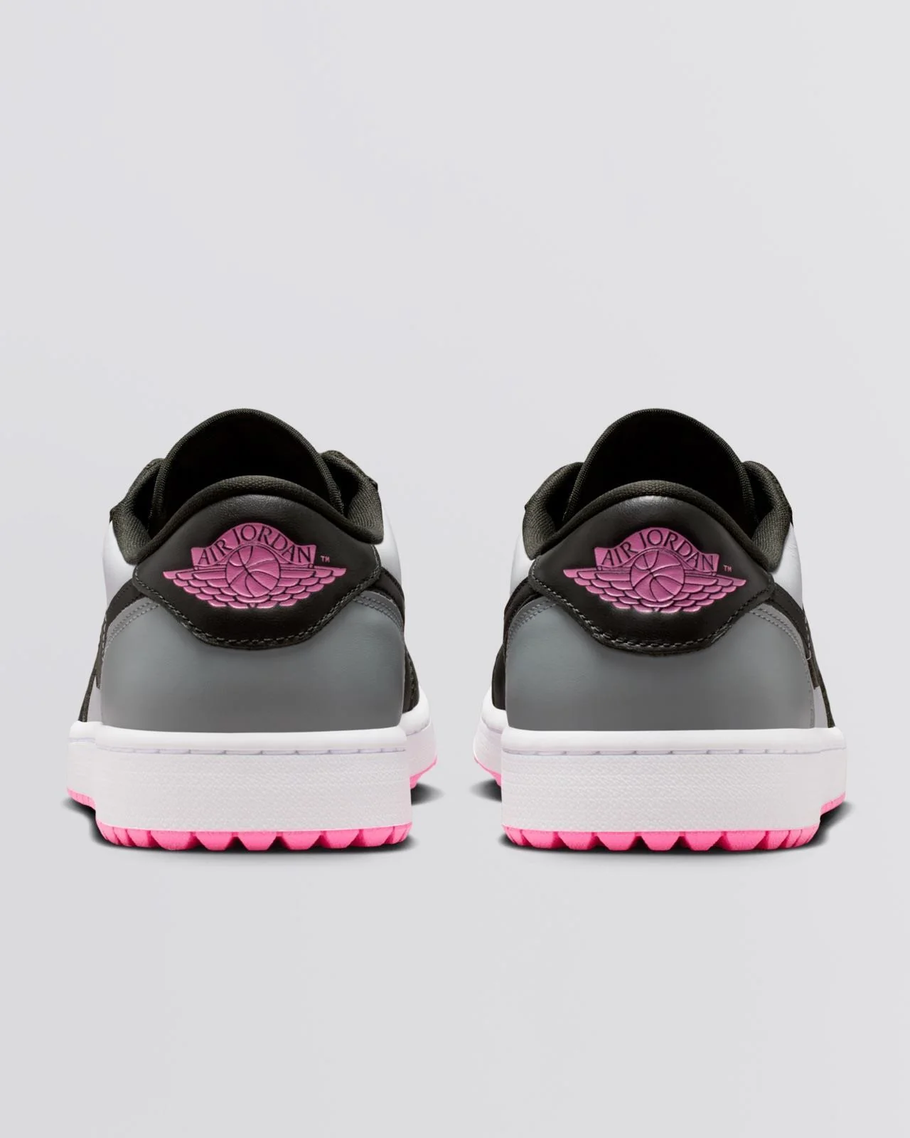Air Jordan 1 Low Spikeless Golf Shoes White/Sequoia/Light Pumice/Pink Glow - Image 6