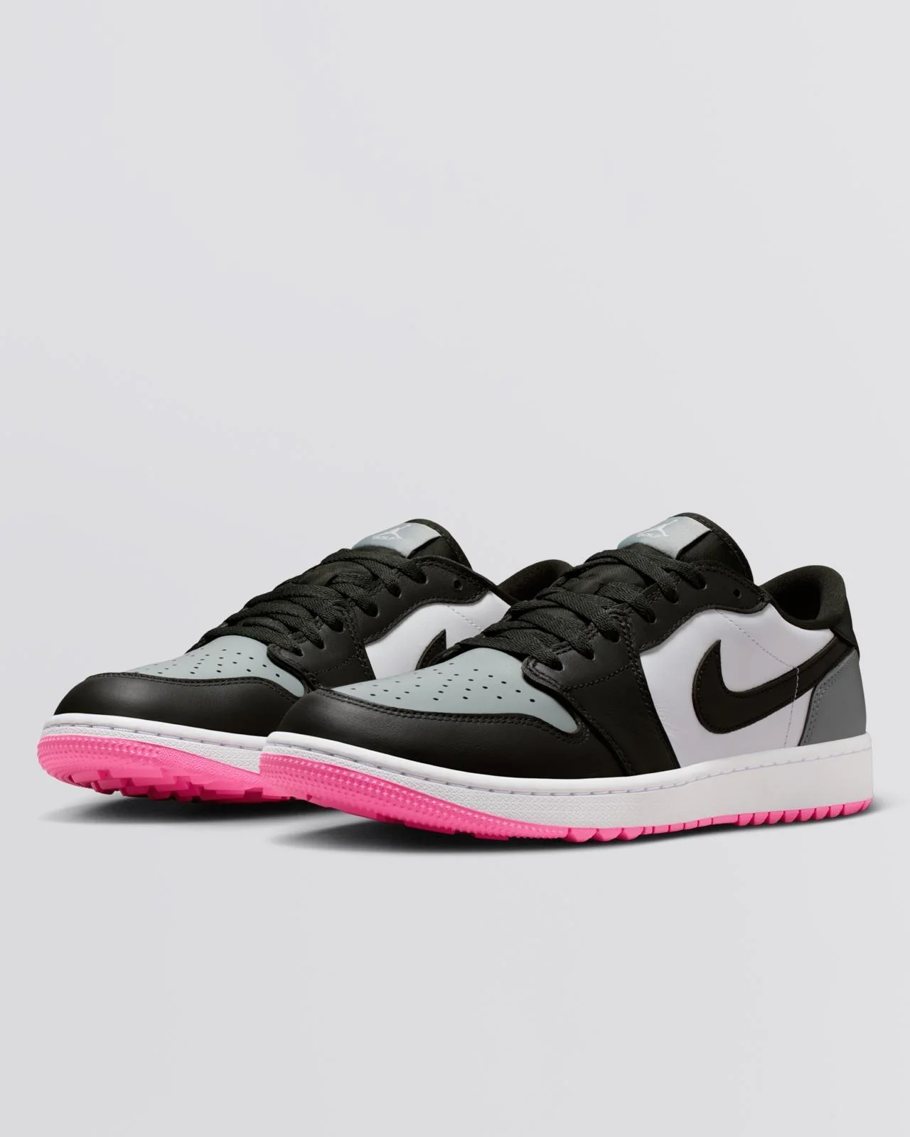 Air Jordan 1 Low Spikeless Golf Shoes White/Sequoia/Light Pumice/Pink Glow - Image 7