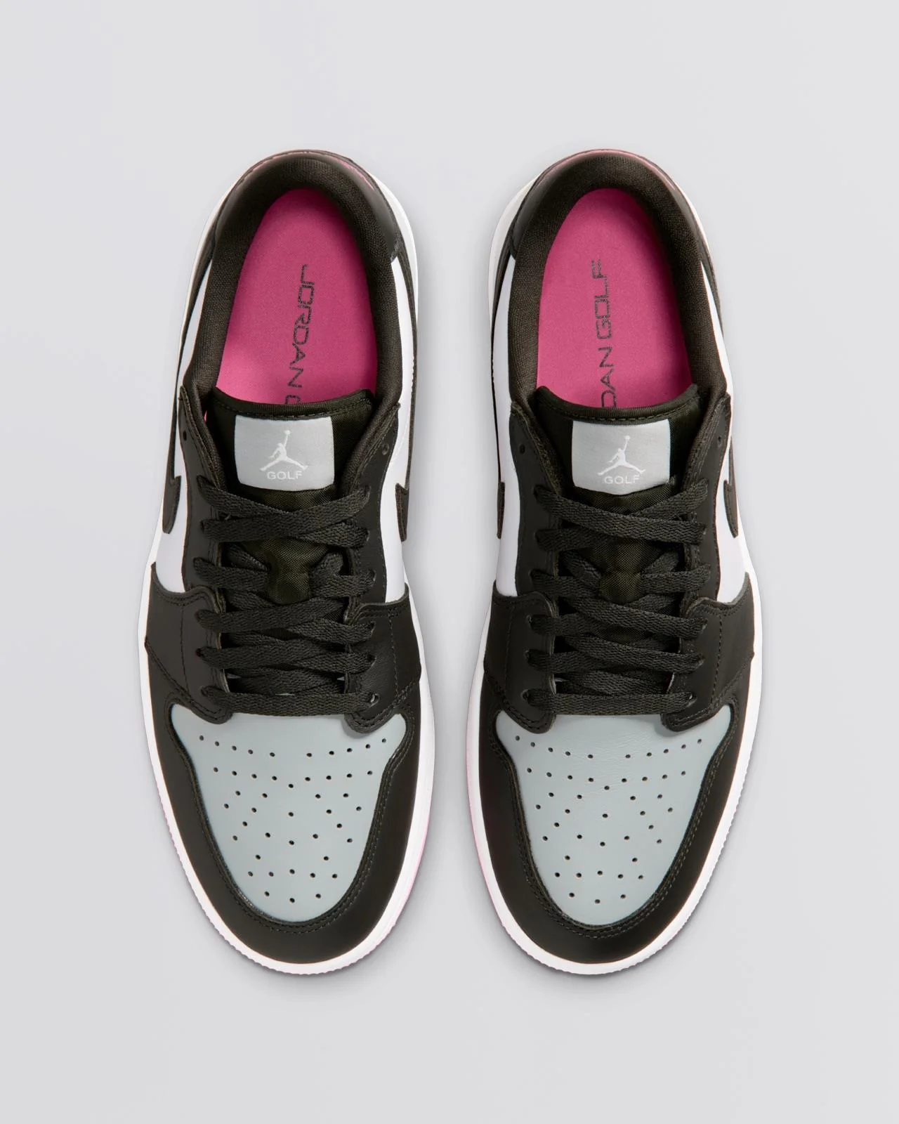Air Jordan 1 Low Spikeless Golf Shoes White/Sequoia/Light Pumice/Pink Glow - Image 8