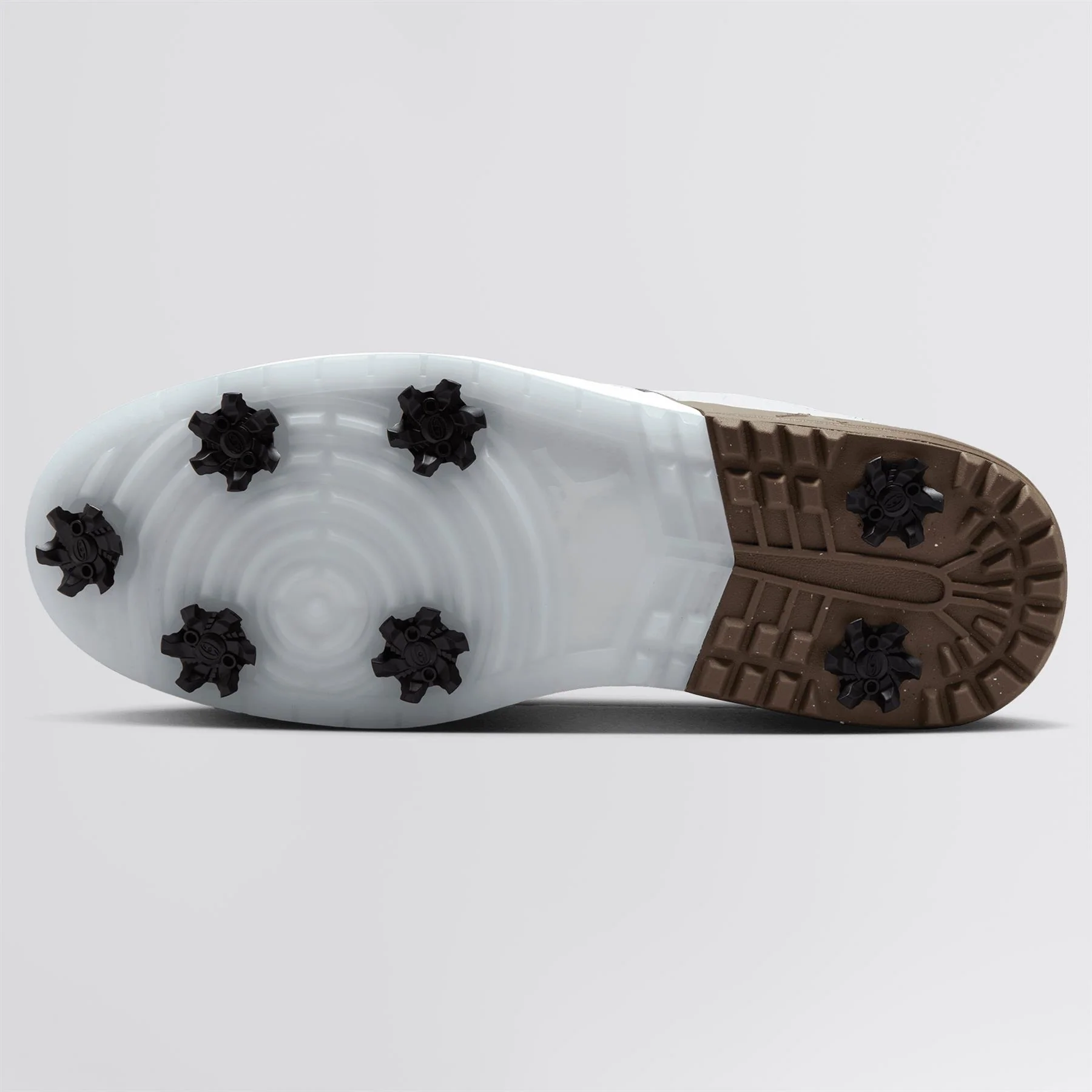 Air Jordan NU Retro 1 G Golf Shoes Black/White/Palomino - Image 4