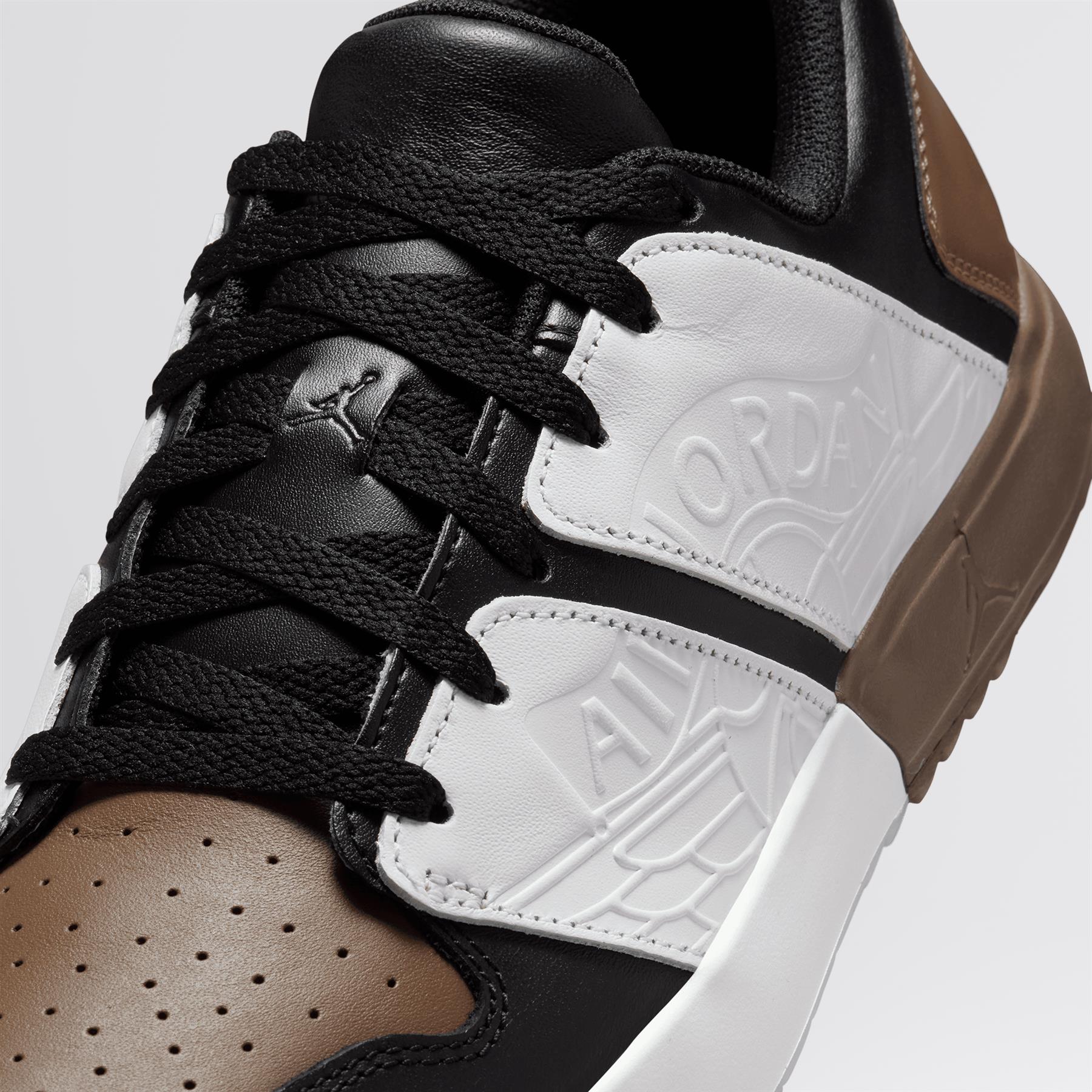 Air Jordan NU Retro 1 G Golf Shoes Black/White/Palomino - Image 7