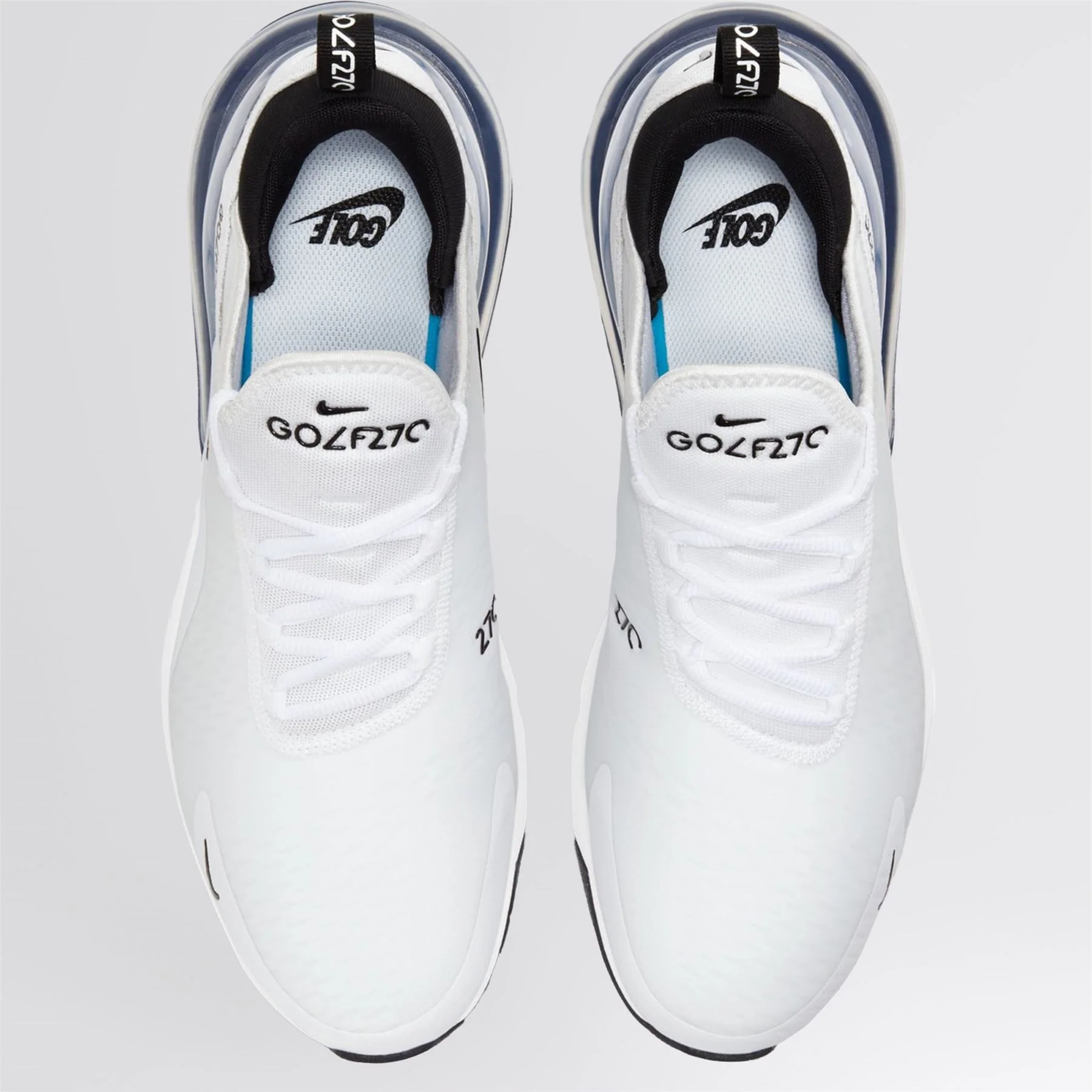Air Max 270 Golf Shoes White/Black/Pure Platinum - Image 4