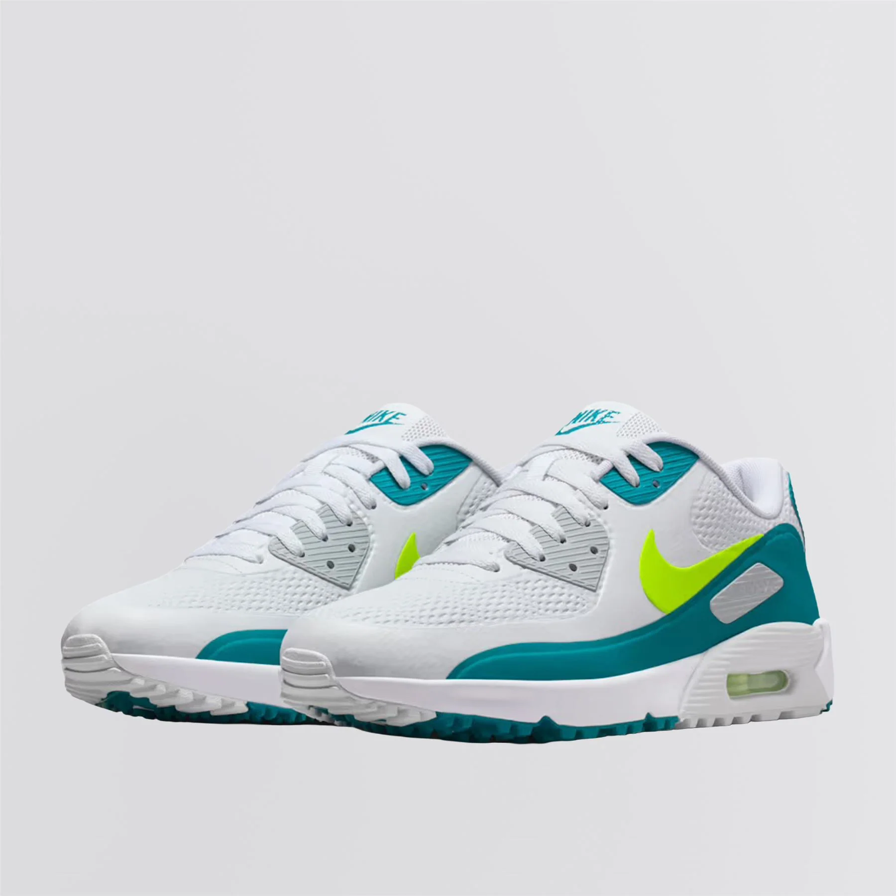 Air Max '90 Spikeless Golf Shoes White/Volt/Bright Spruce - Image 4