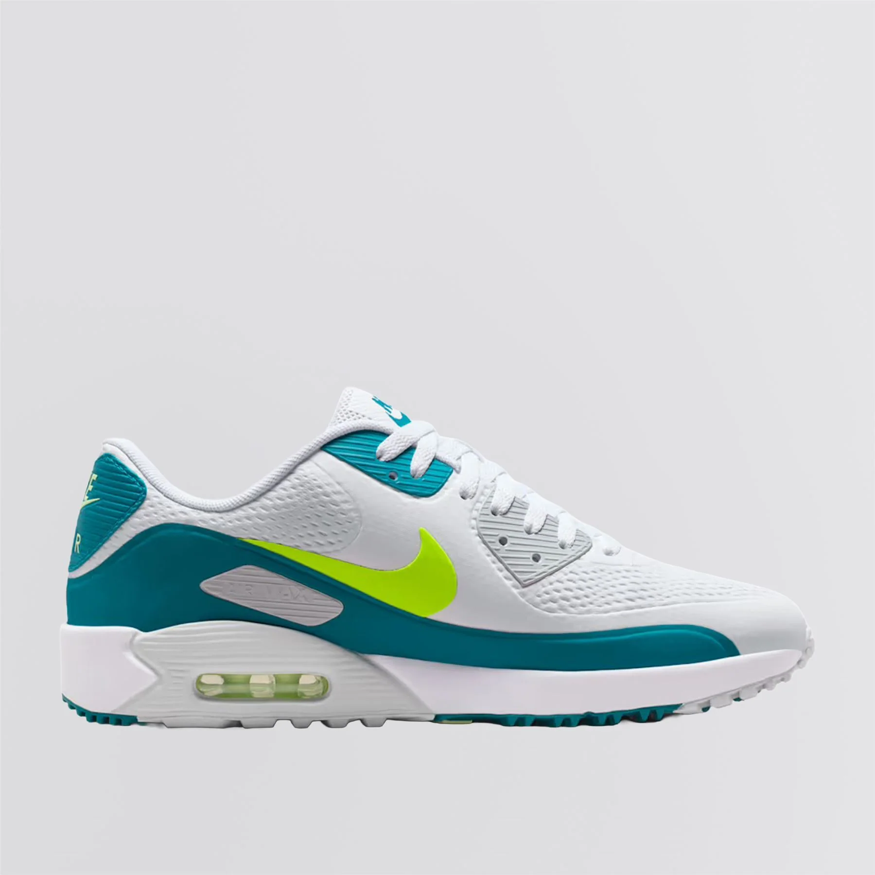 Air Max '90 Spikeless Golf Shoes White/Volt/Bright Spruce - Image 8