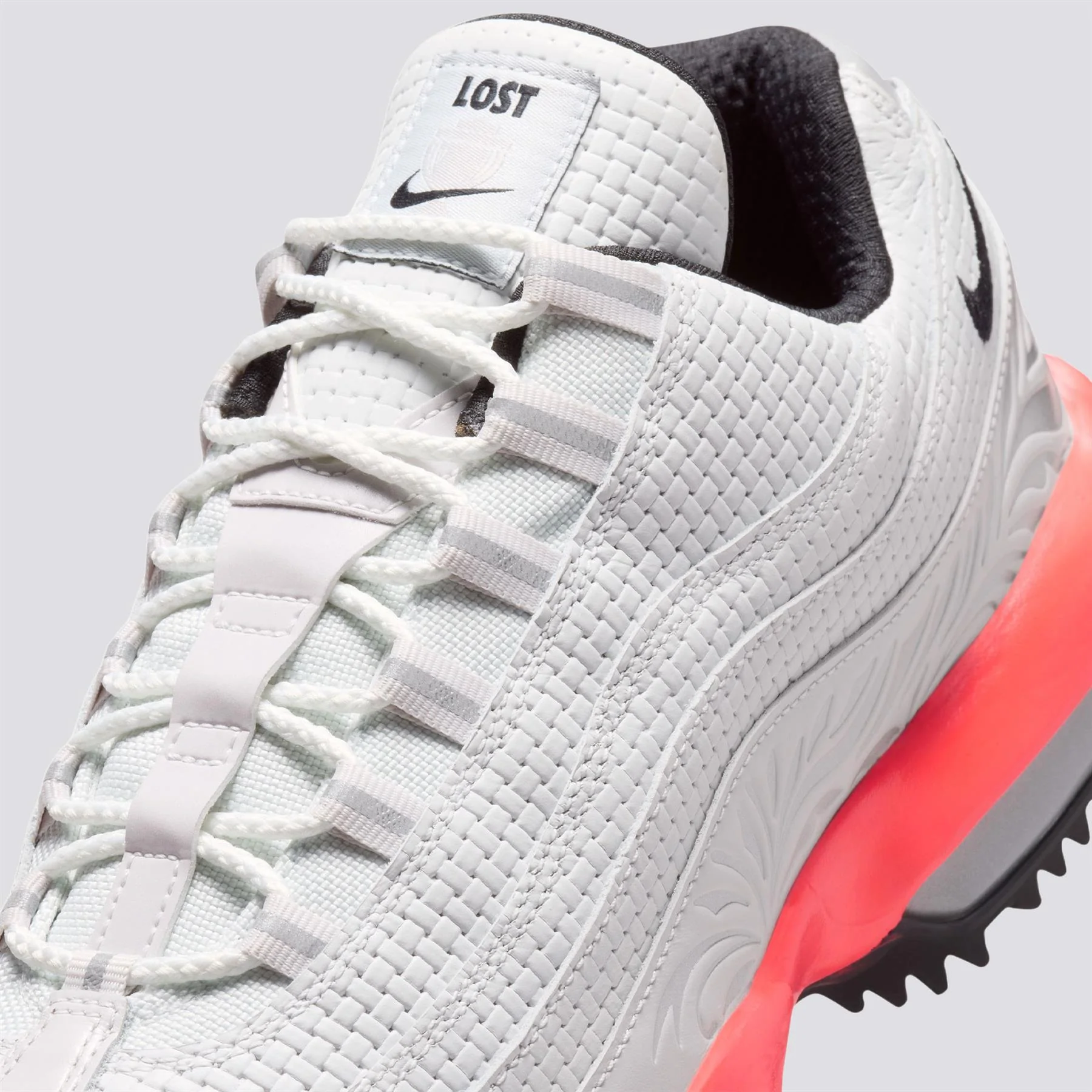 Air Max '95 NRG P26 Spikeless Golf Shoes Off White/Black Hot Lava/Metallic Silver - Image 4