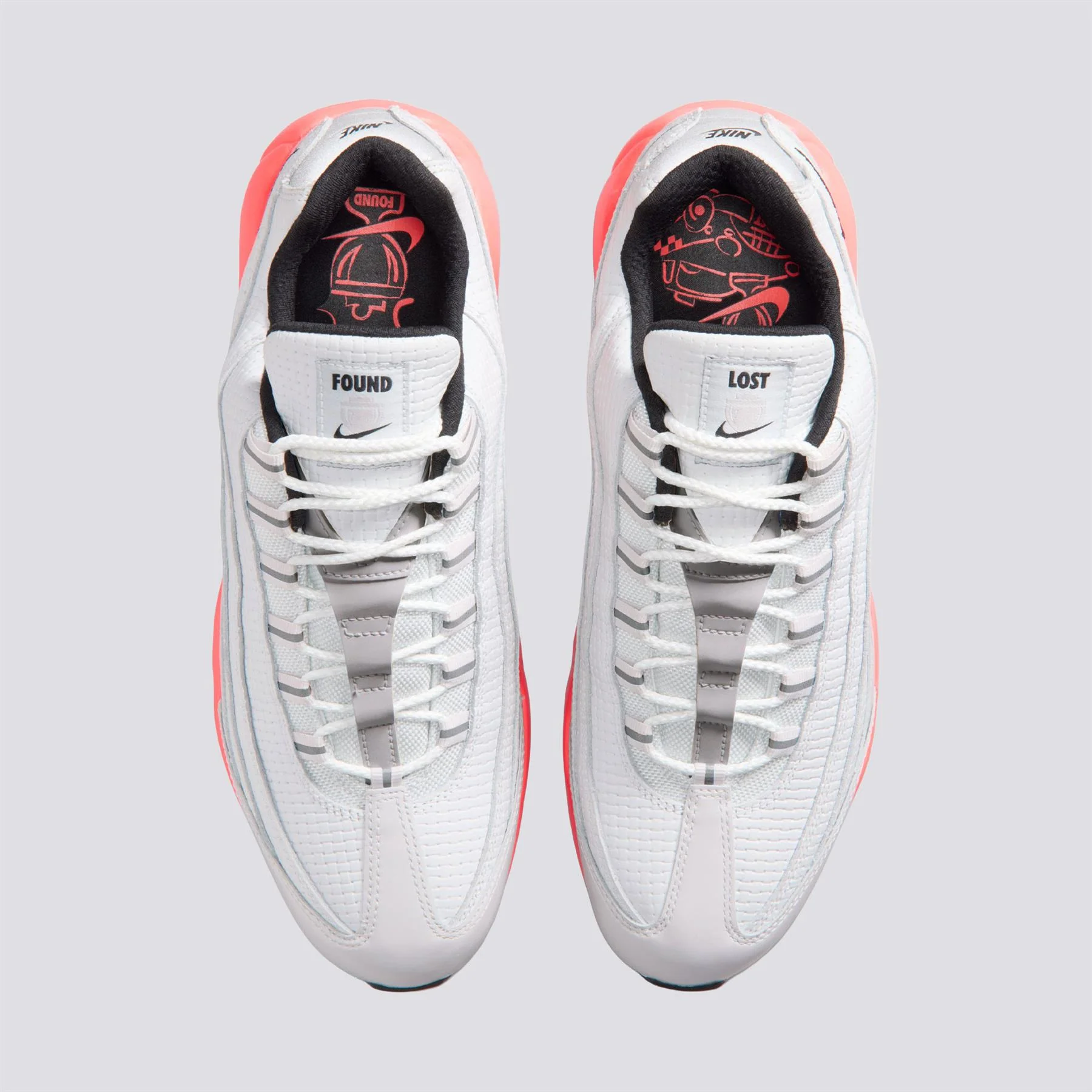 Air Max '95 NRG P26 Spikeless Golf Shoes Off White/Black Hot Lava/Metallic Silver - Image 8