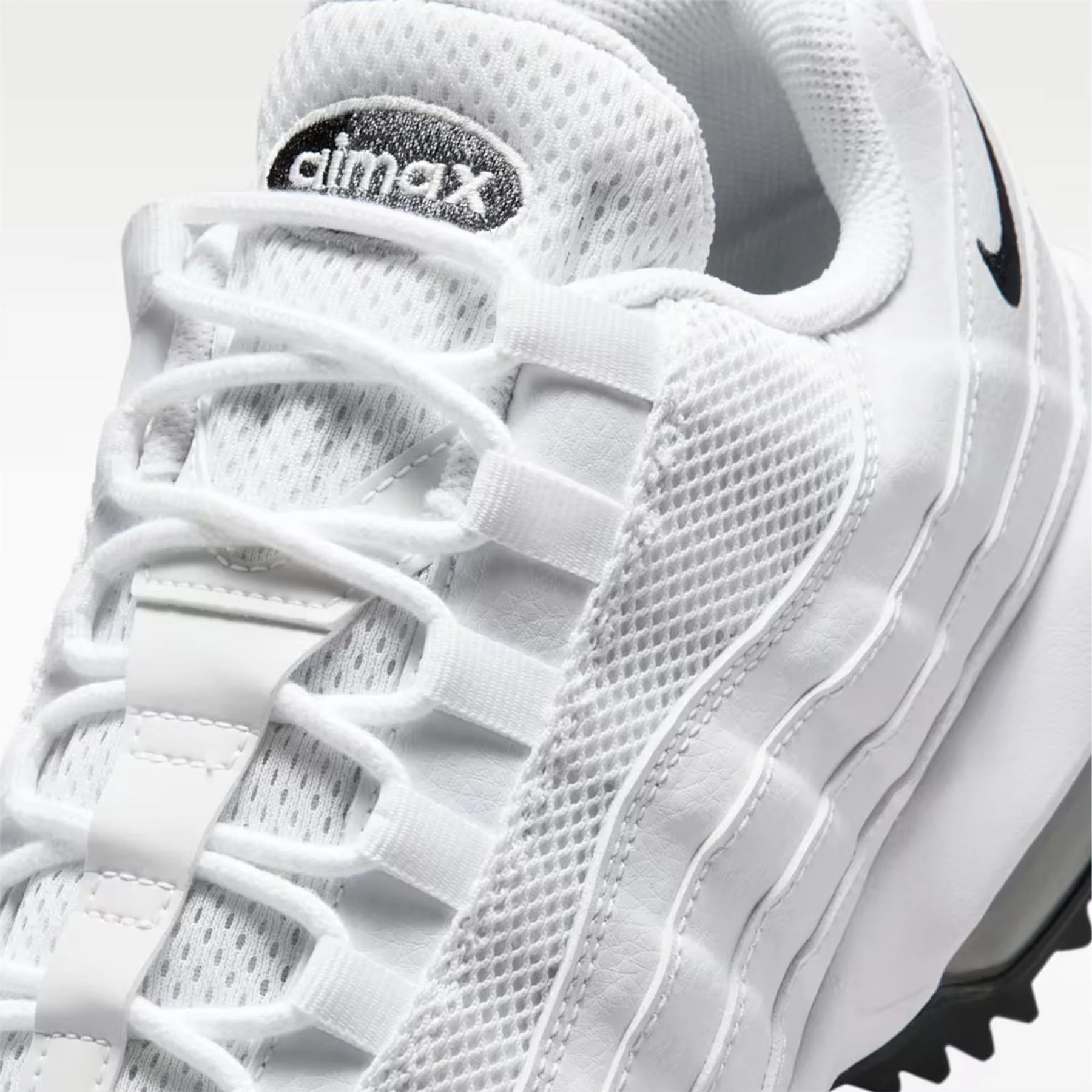 Air Max '95 Spikeless Golf Shoes White/Black/Light Graphite - Image 7