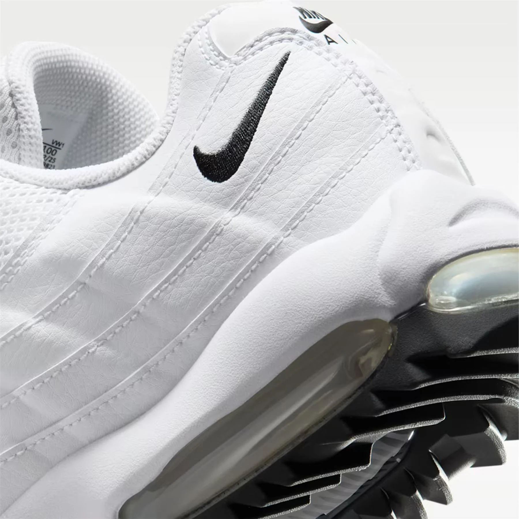 Air Max '95 Spikeless Golf Shoes White/Black/Light Graphite - Image 8