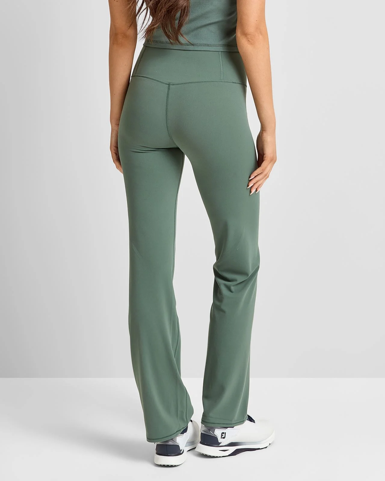 AllTheFeels Straight Leg Trouser Agate Green - Image 2