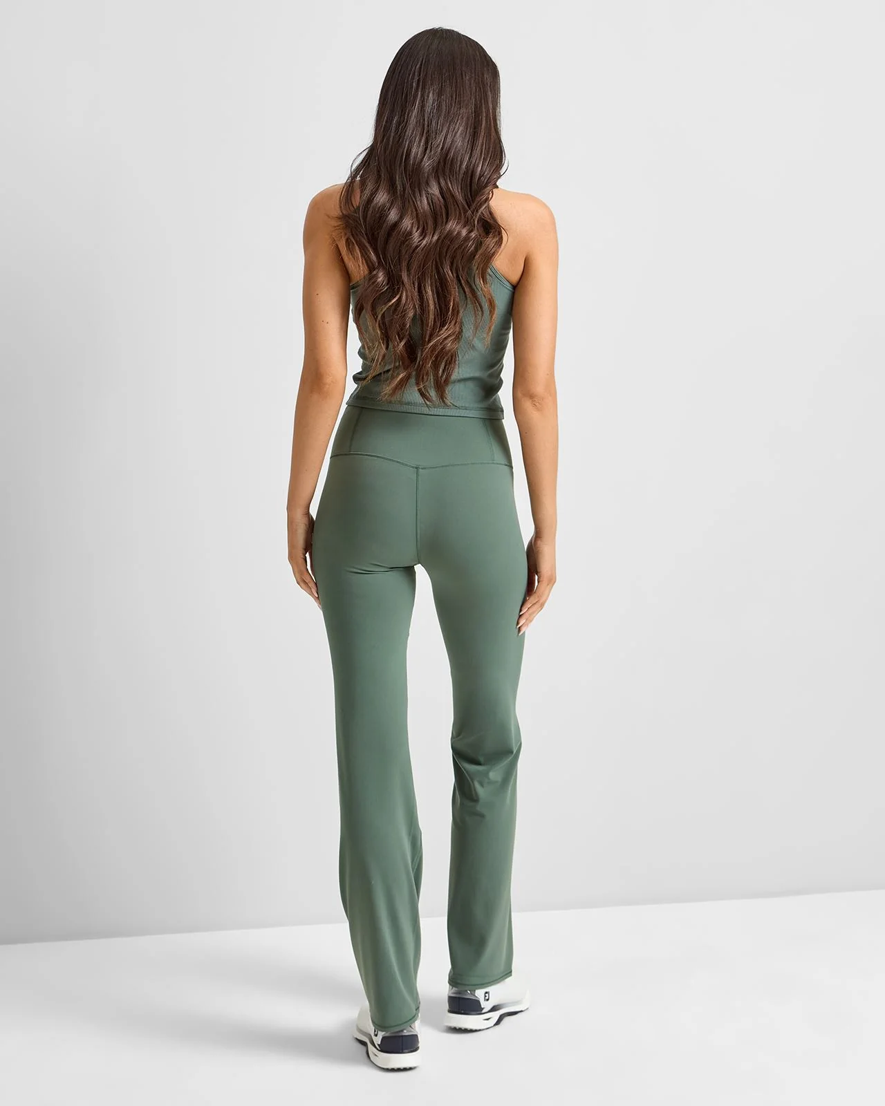 AllTheFeels Straight Leg Trouser Agate Green - Image 4