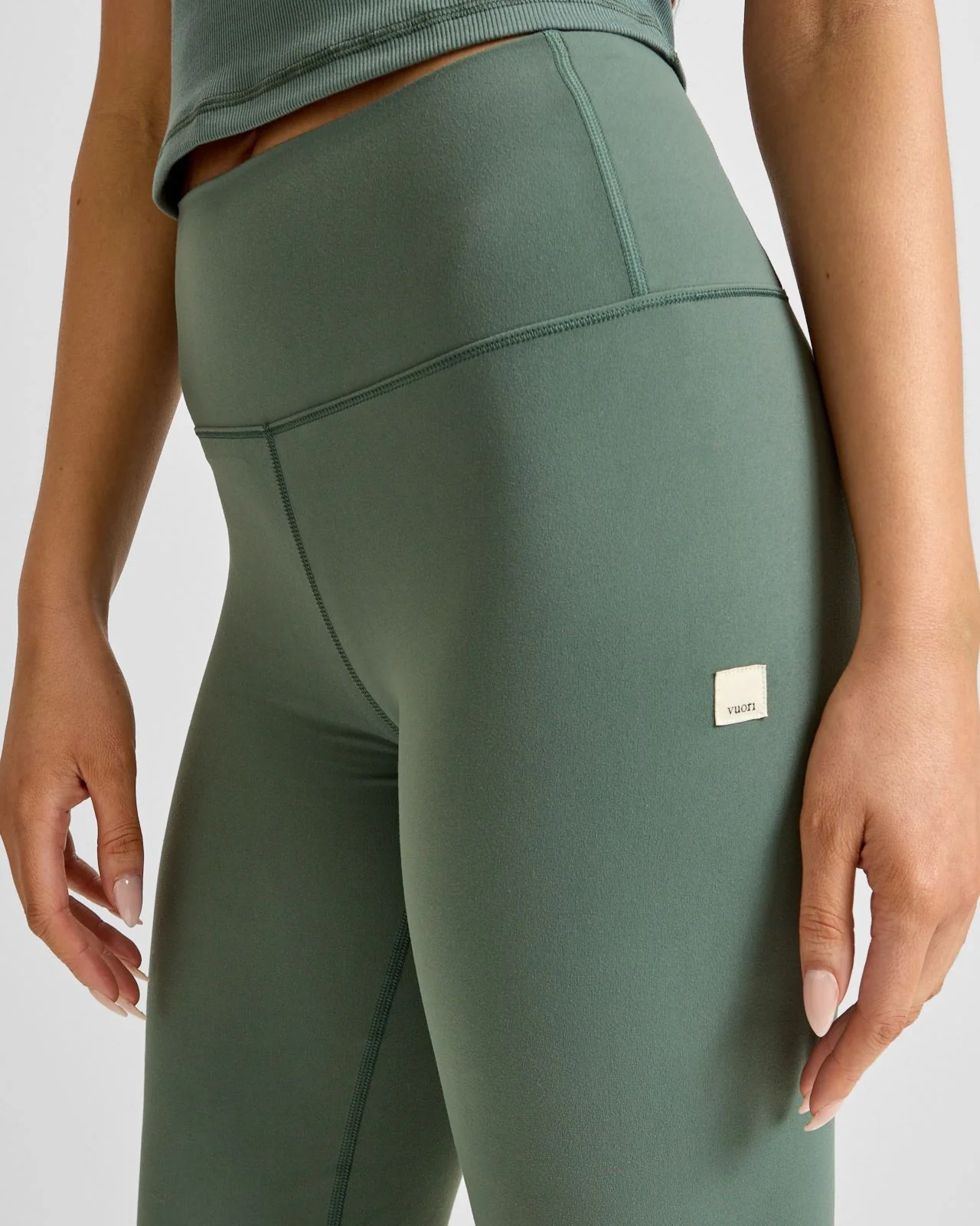 AllTheFeels Straight Leg Trouser Agate Green - Image 5
