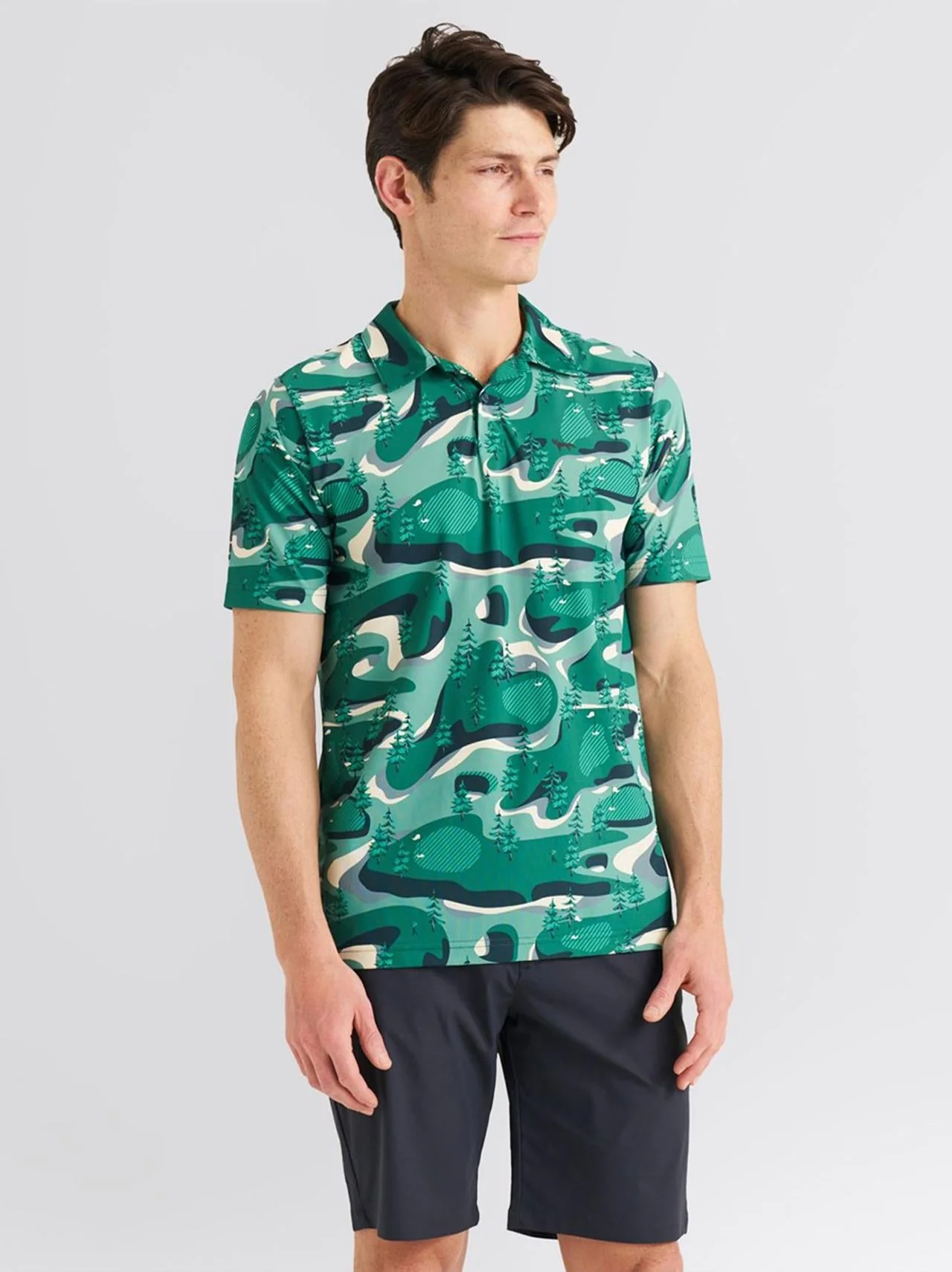 AOP Golf Course Polo Green
