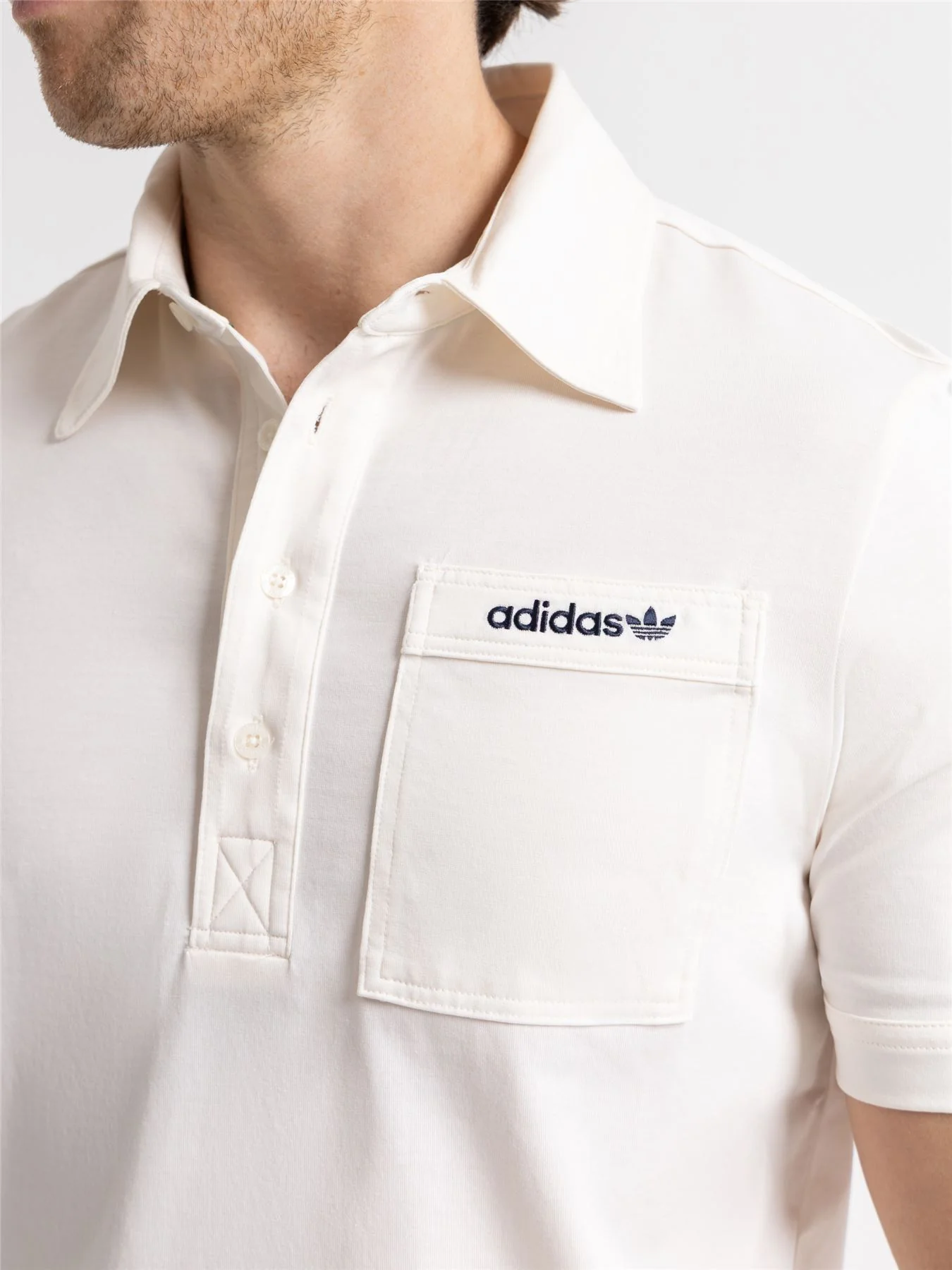 Originals Archive Pocket Polo Chalk White - Image 5