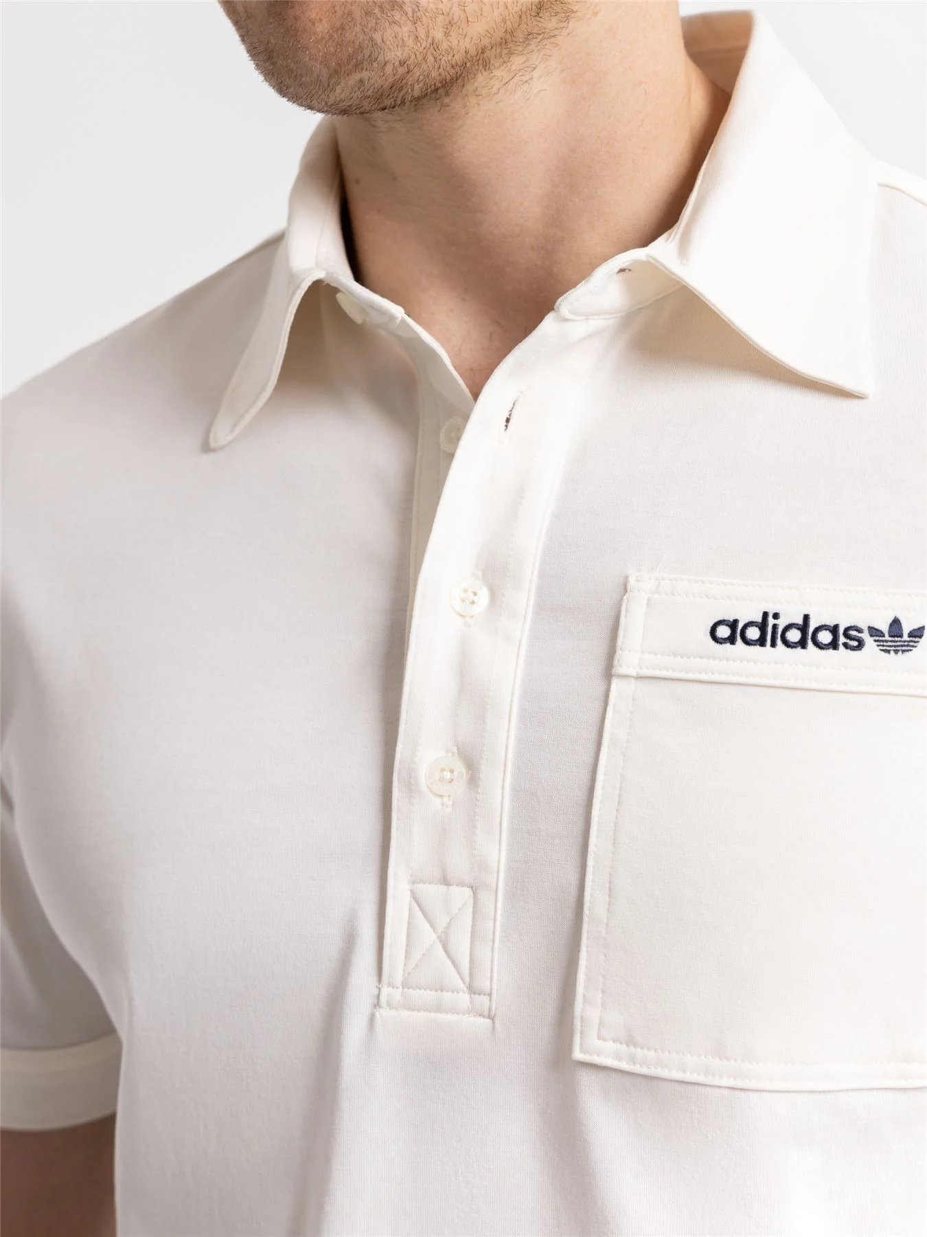 Originals Archive Pocket Polo Chalk White - Image 6