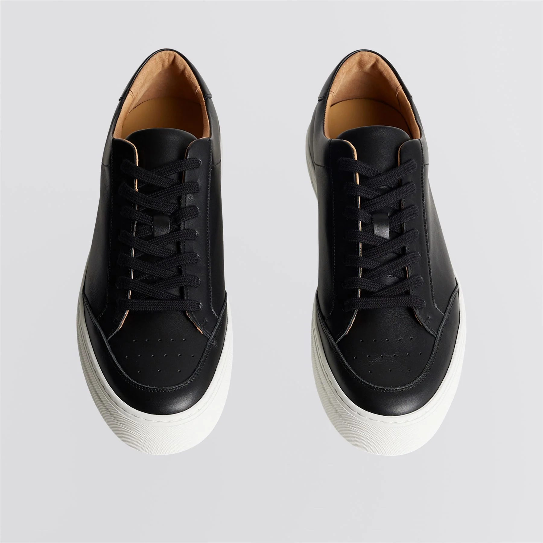 Art Signature Leather Sneakers Black - Image 3