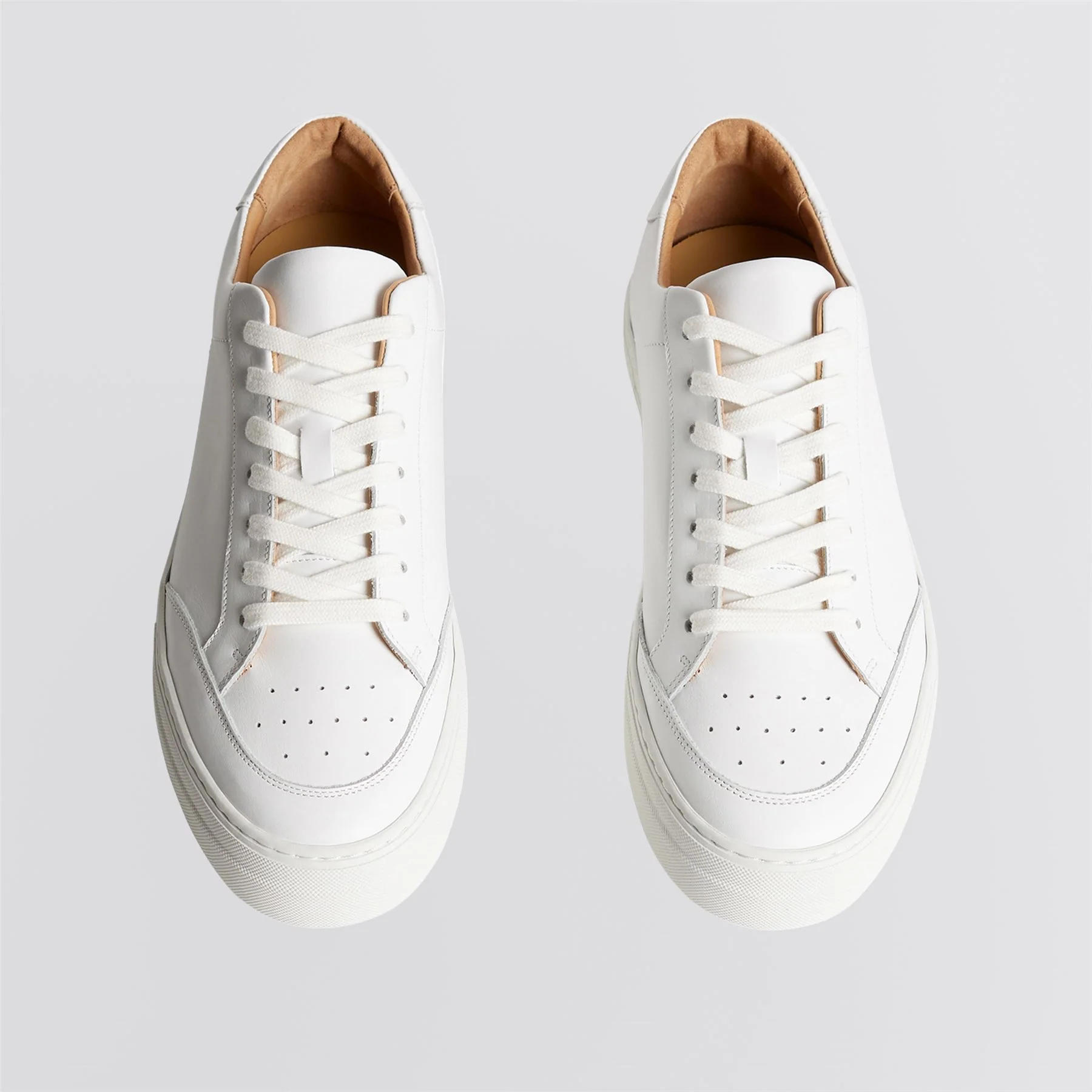 Art Signature Leather Sneakers White - Image 3