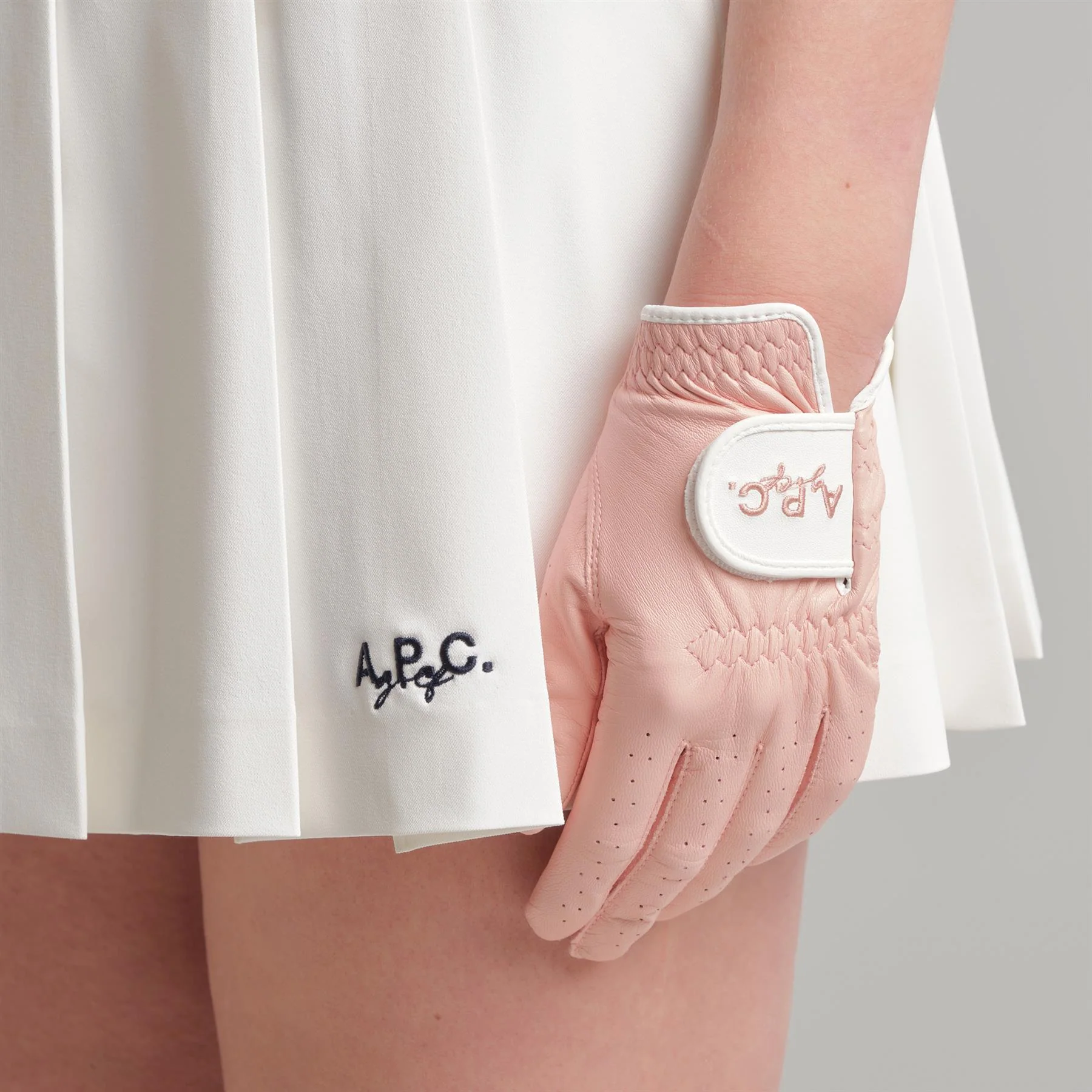 Aude Pleated Skirt White - Image 6