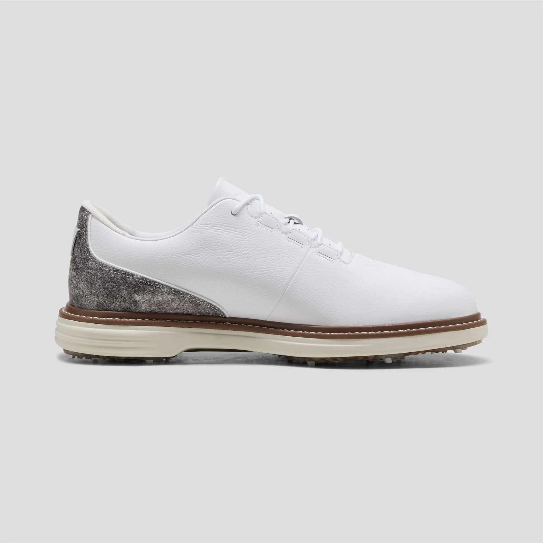 Avant Tour Spiked Golf Shoe White/Brown Mushroom - Image 8