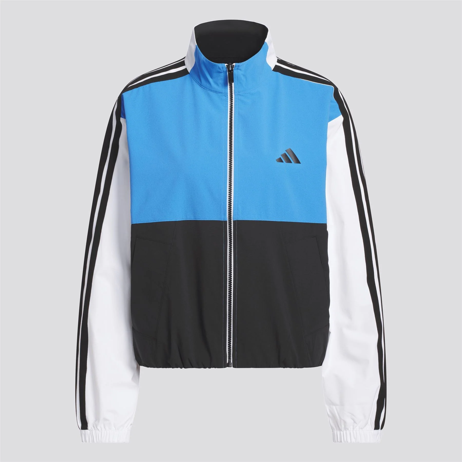 Beyond The Course Colour Block Twistweave Full Zip Jacket Lucid Ray Blue - Image 9