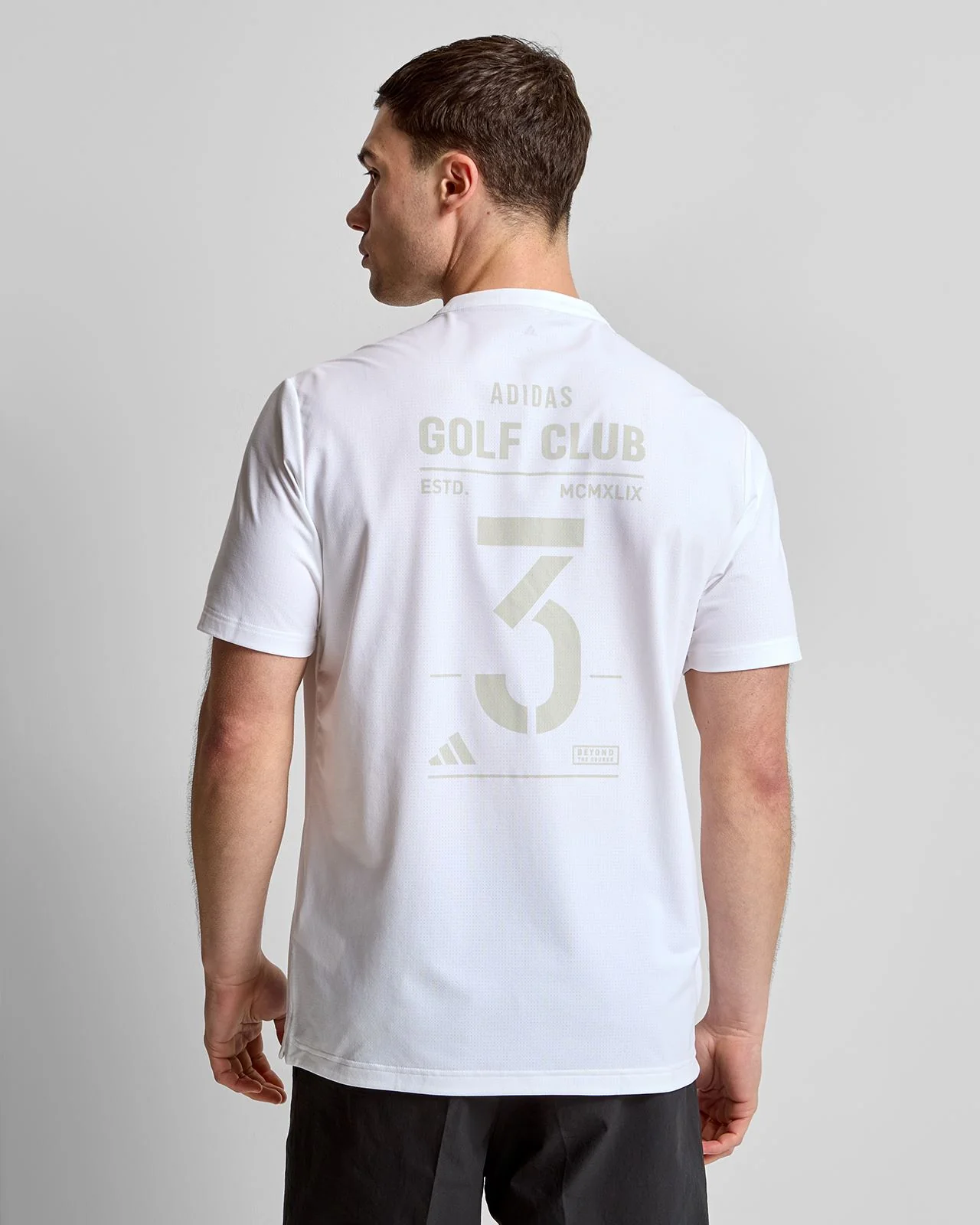 Beyond The Course Golf Club Twistknit Range T-Shirt White - Image 2