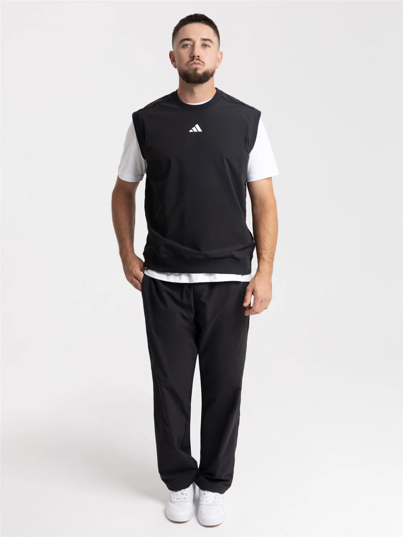 Beyond Twistweave Loose Gilet Black - Image 2