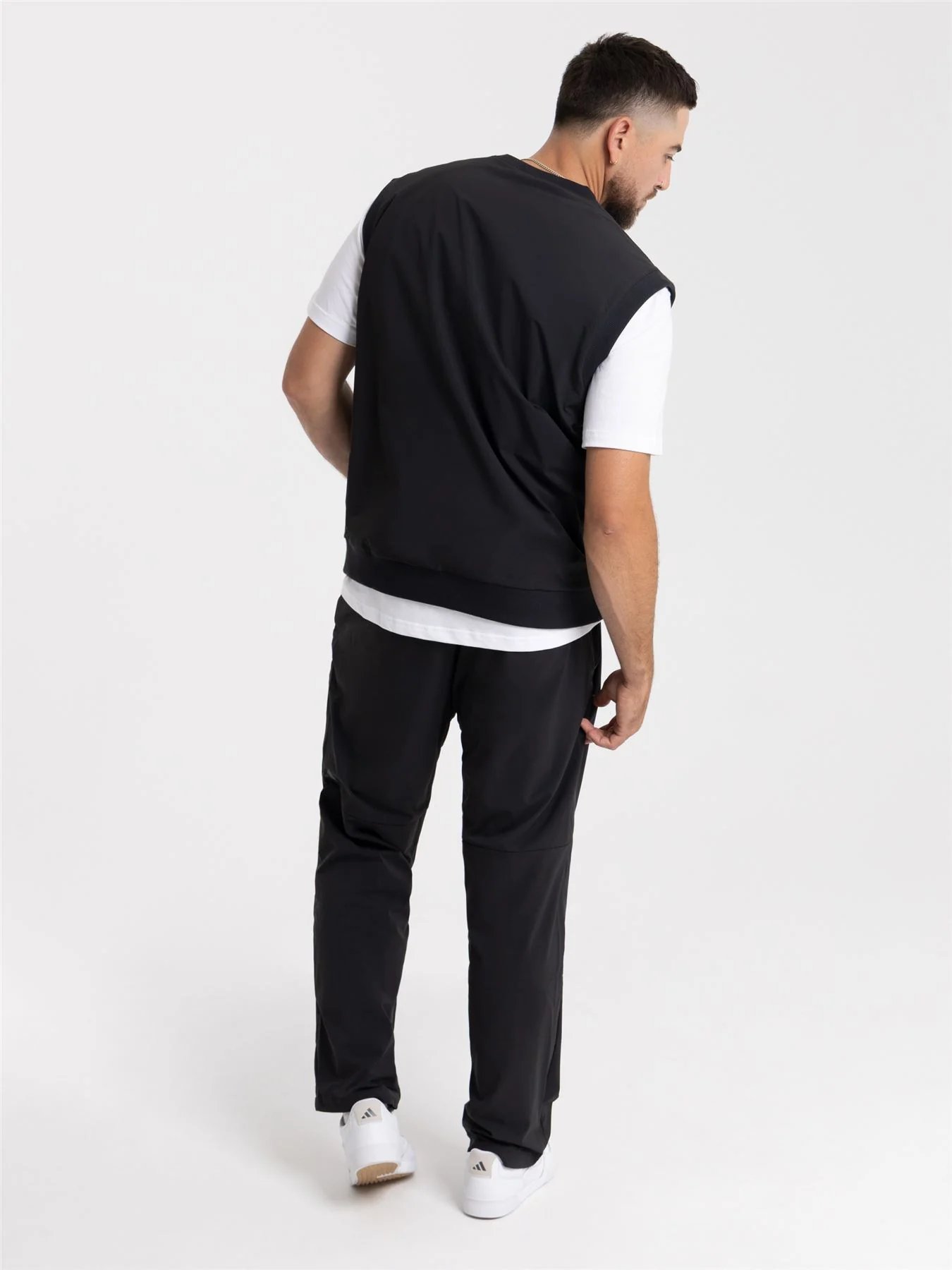 Beyond Twistweave Loose Gilet Black - Image 4