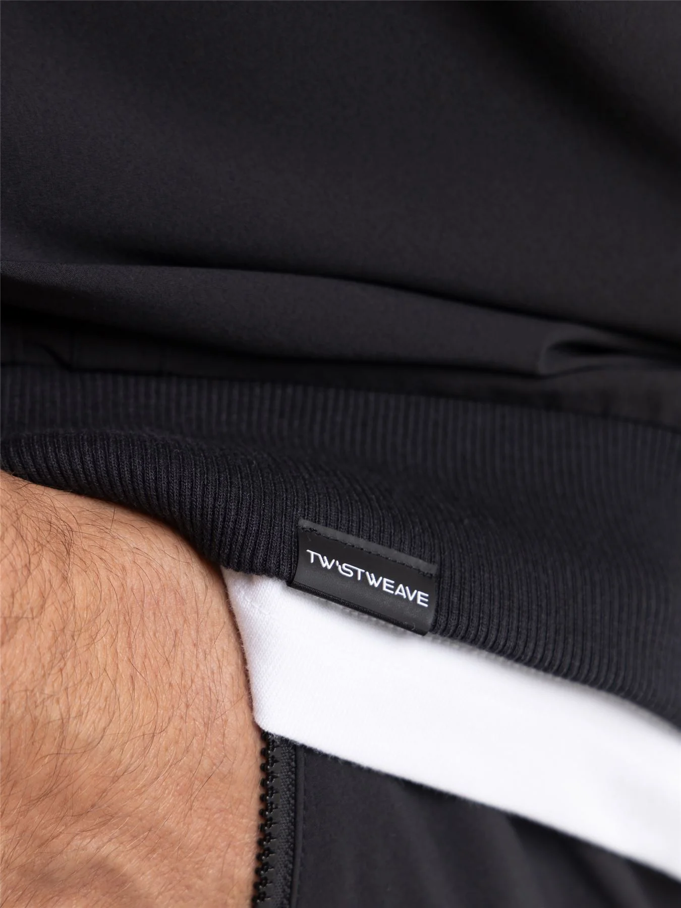 Beyond Twistweave Loose Gilet Black - Image 6
