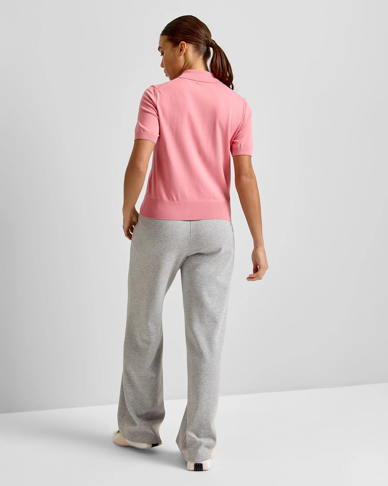 Blake Knit Polo Flamingo Plume - Image 4