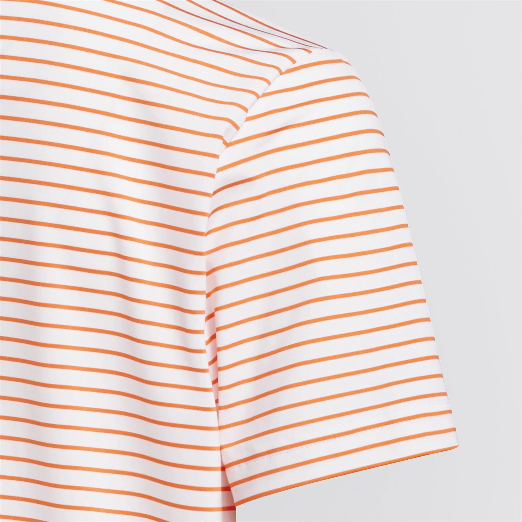 Boys Climacool Striped Polo Dusky Orange - Image 8