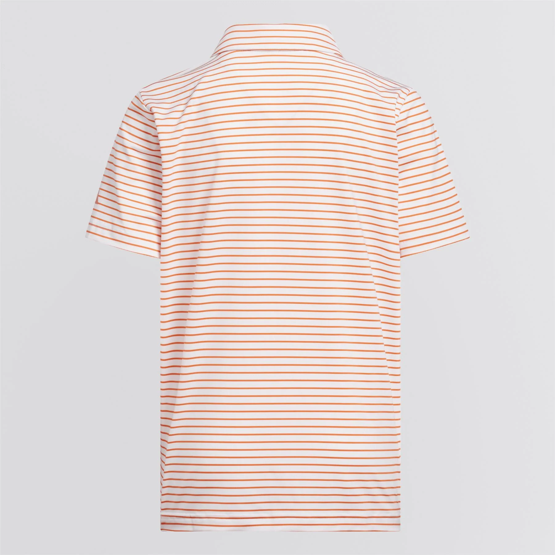 Boys Climacool Striped Polo Dusky Orange - Image 9