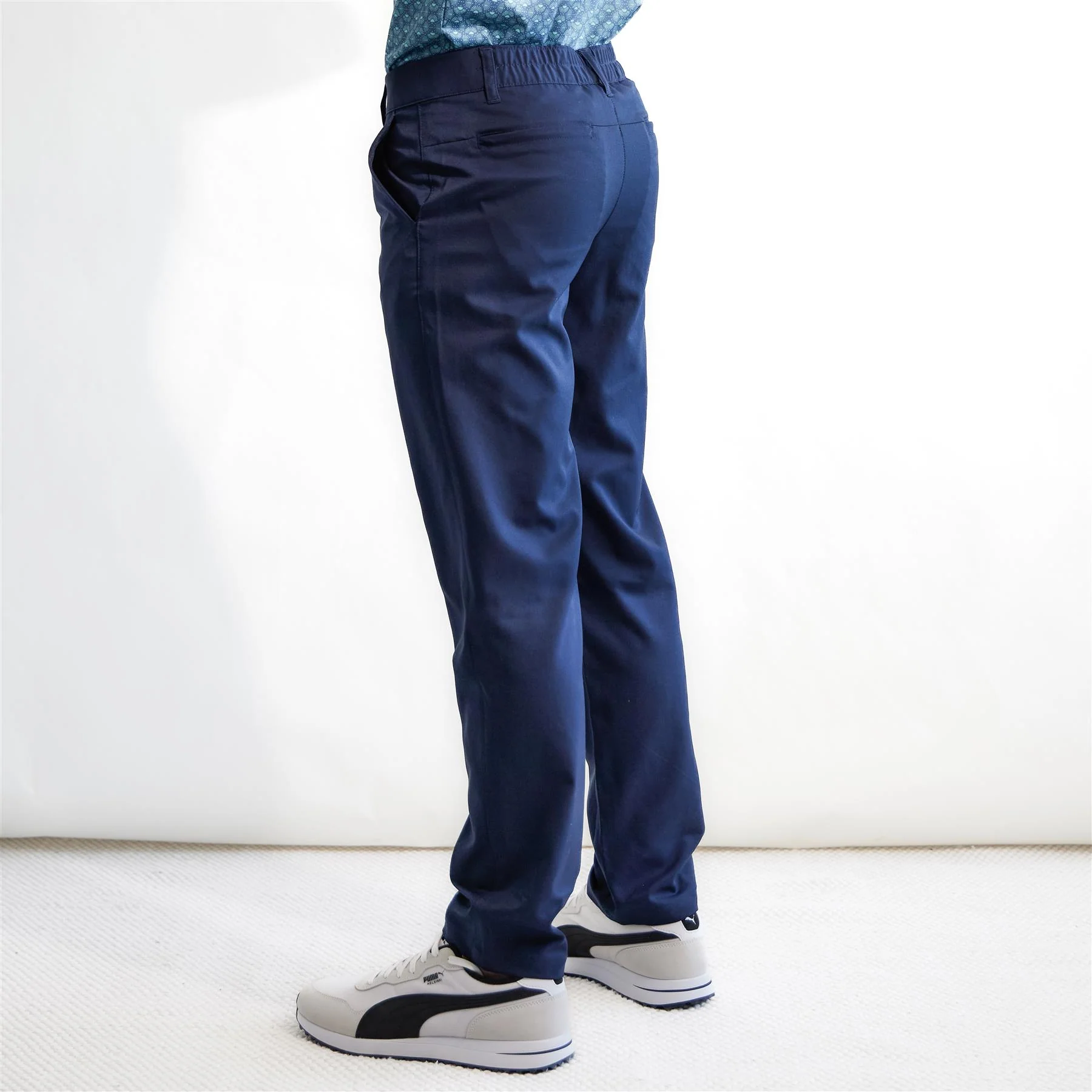 Boys Golf Trousers Deep Navy - Image 3