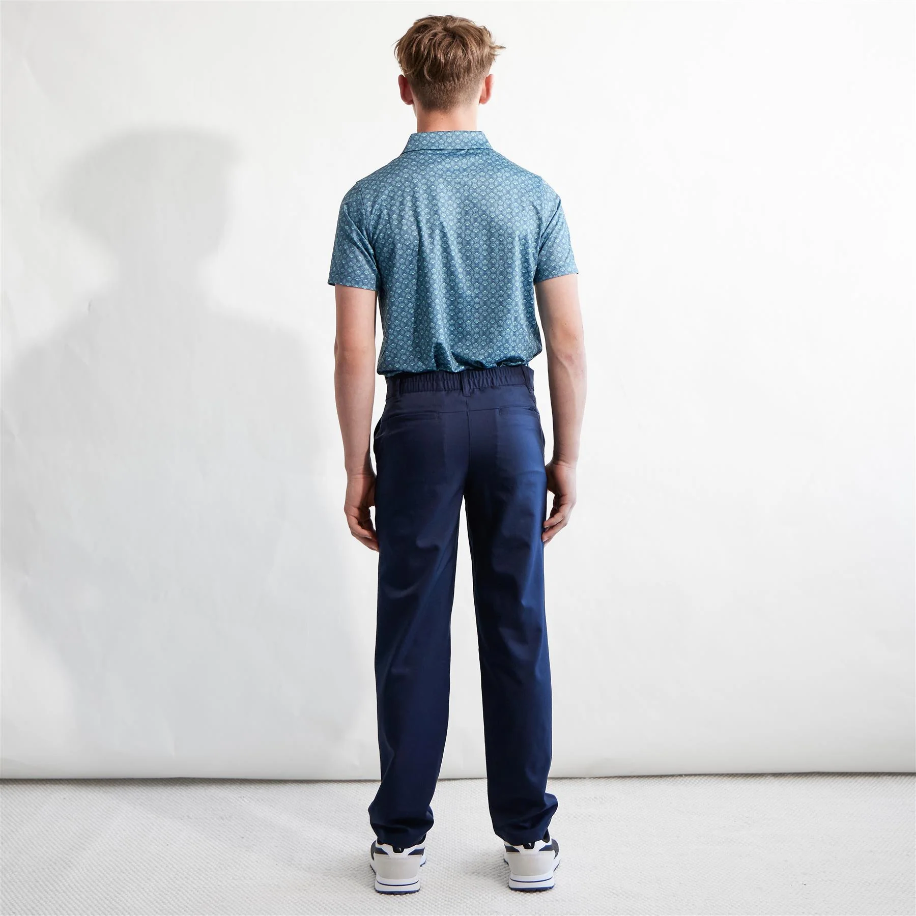 Boys Golf Trousers Deep Navy - Image 4