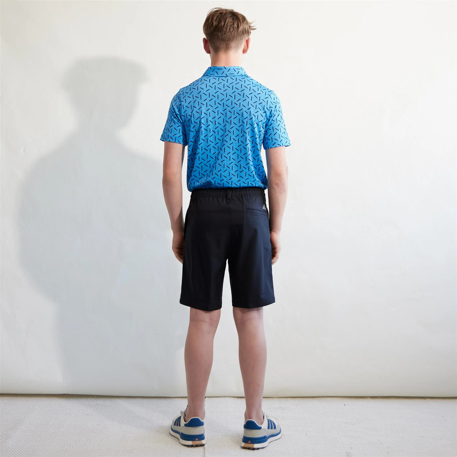 Boys Ultimate365 Adjustable Shorts Black - Image 4