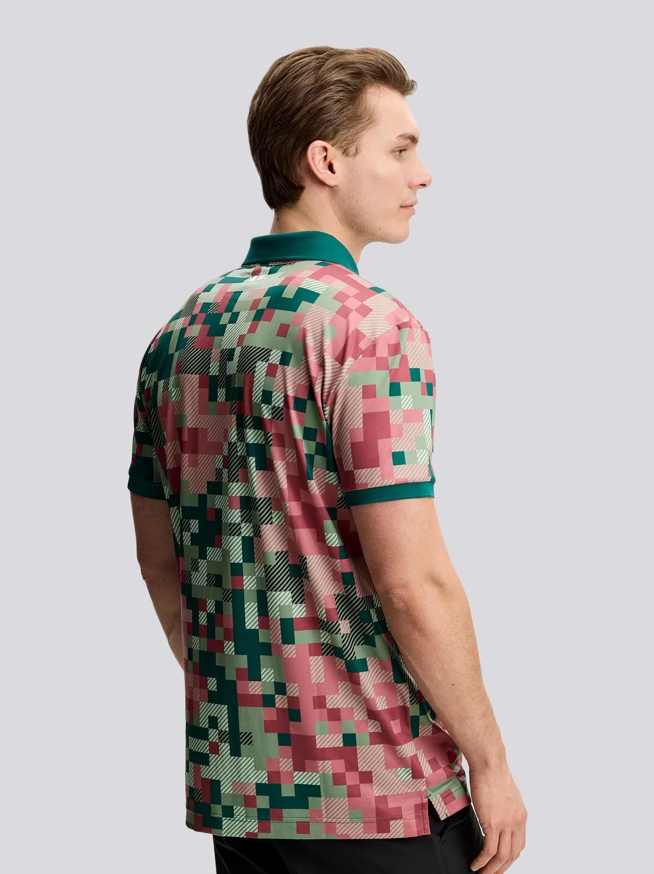 Bridger Regular Fit Tour Print Polo Tour 26 Multi - Image 4