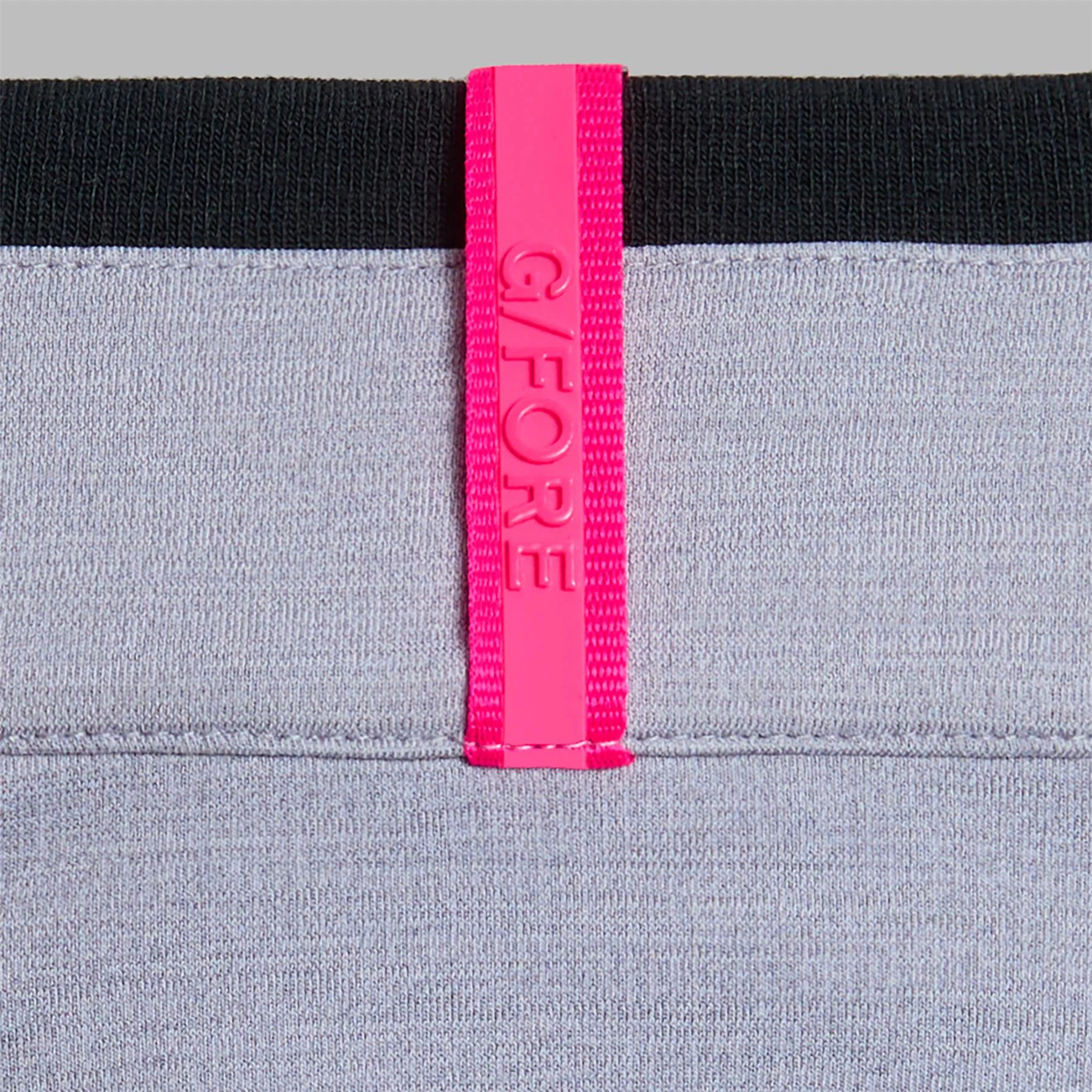 Brushed Back Tech Quarter Zip Mid Layer Light Grey Melange - Image 5