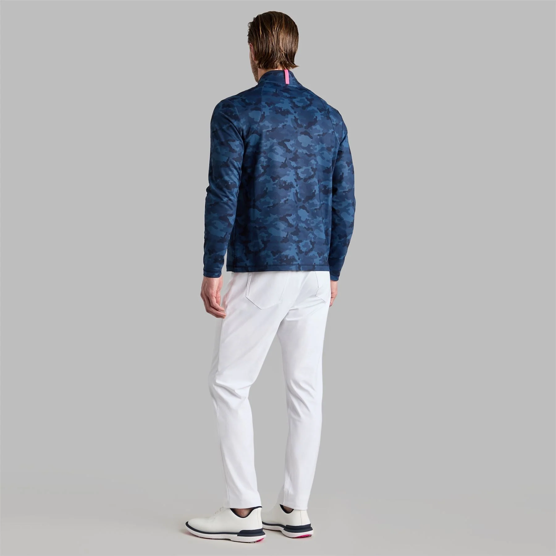 Brushed Back Tech Quarter Zip Pullover Twilight Camo - Image 3