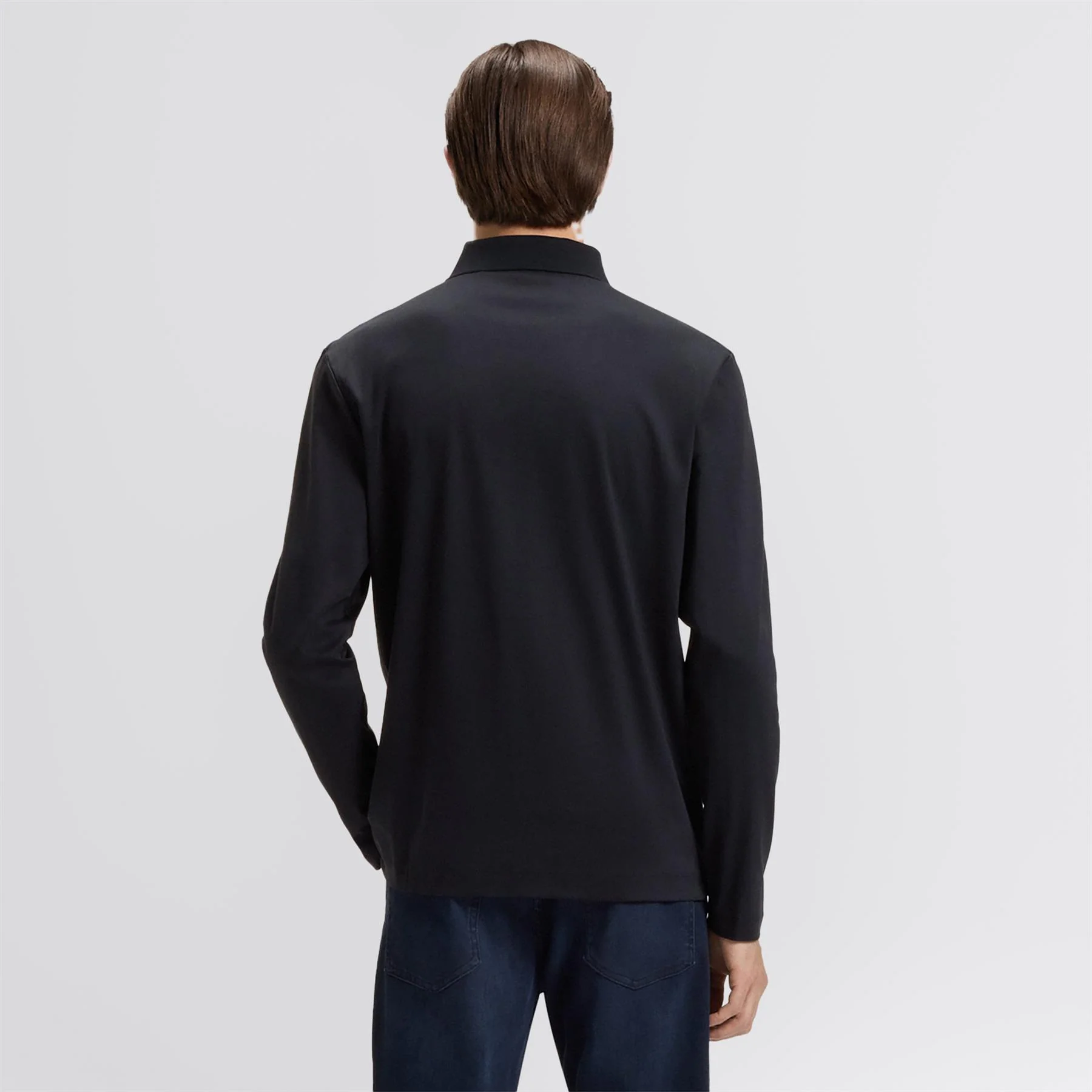 C-Paley 01 LS Polo Dark Blue - Image 2