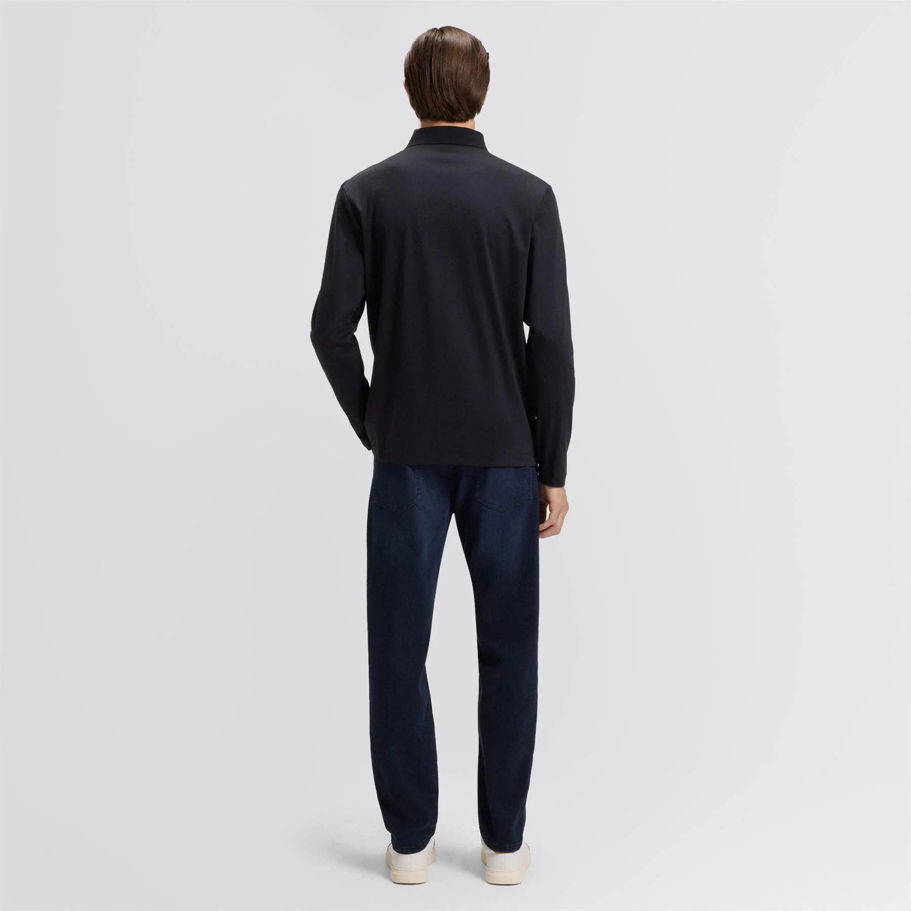 C-Paley 01 LS Polo Dark Blue - Image 4