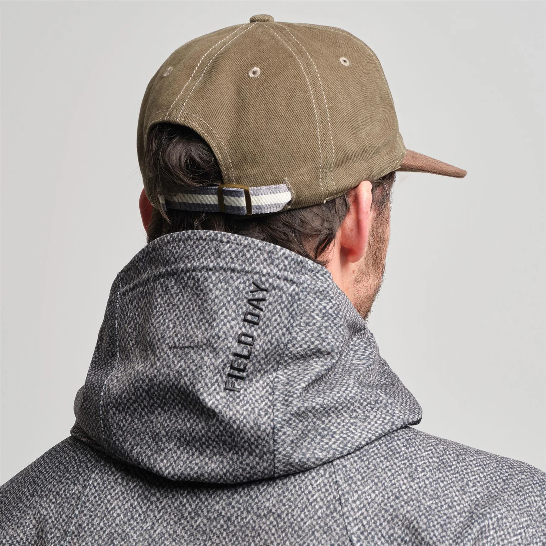 Caddie Cap Brushed Cotton Field Two Tone - Image 3